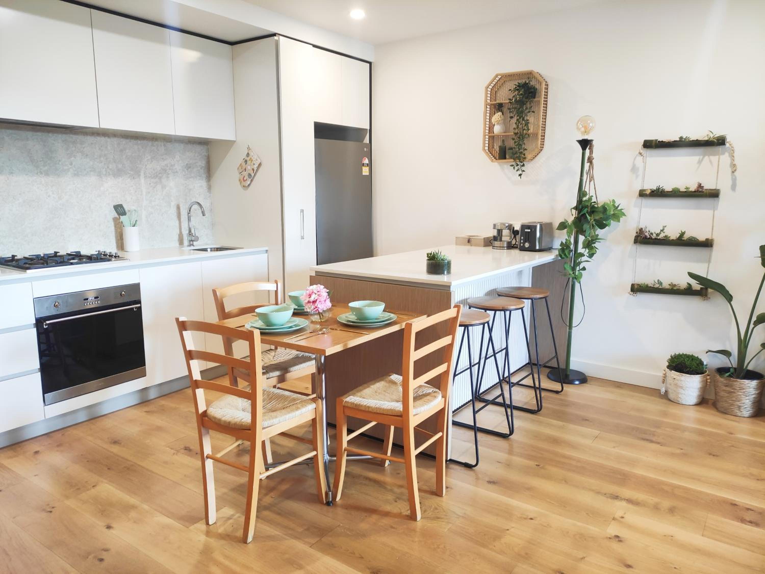 Dreamy Nature Apt in Free Tram Zone with Garden Views & Free Parking