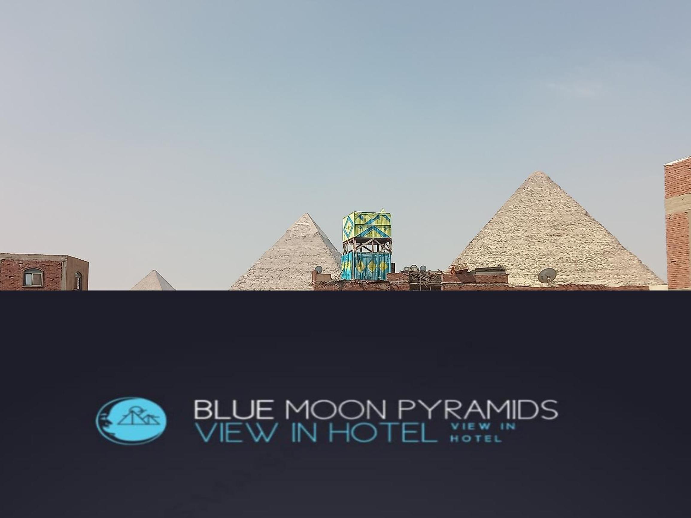 Blue moon pyramids view