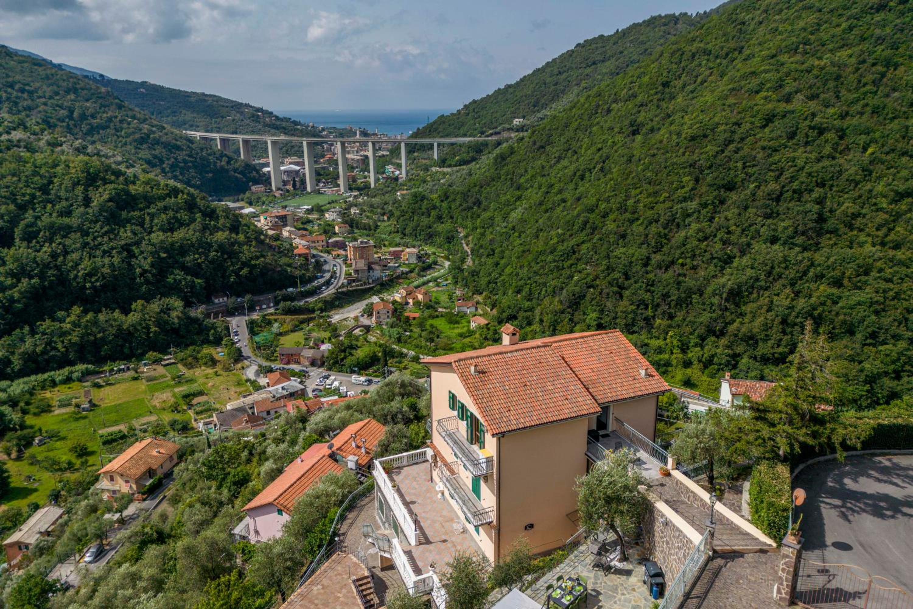 Belvedere, House With Pool- Recco, Liguria