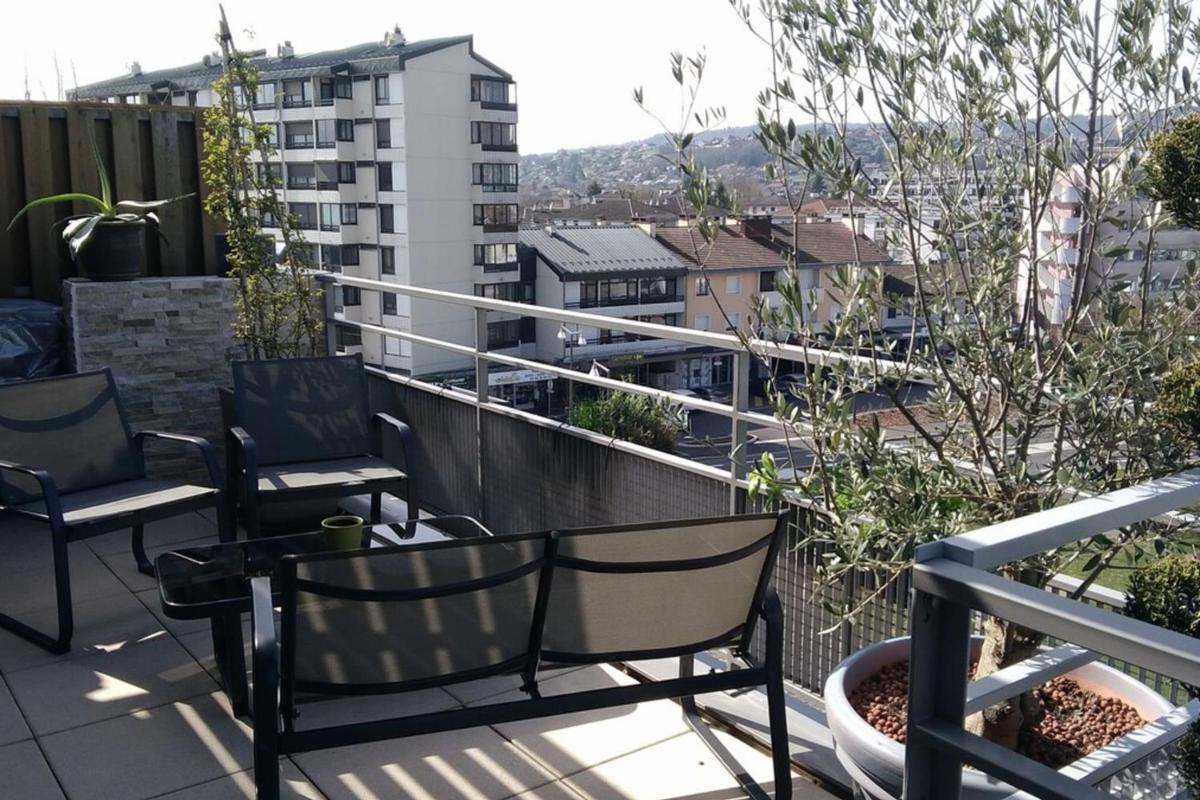 Home on the roof w calm and tranquility