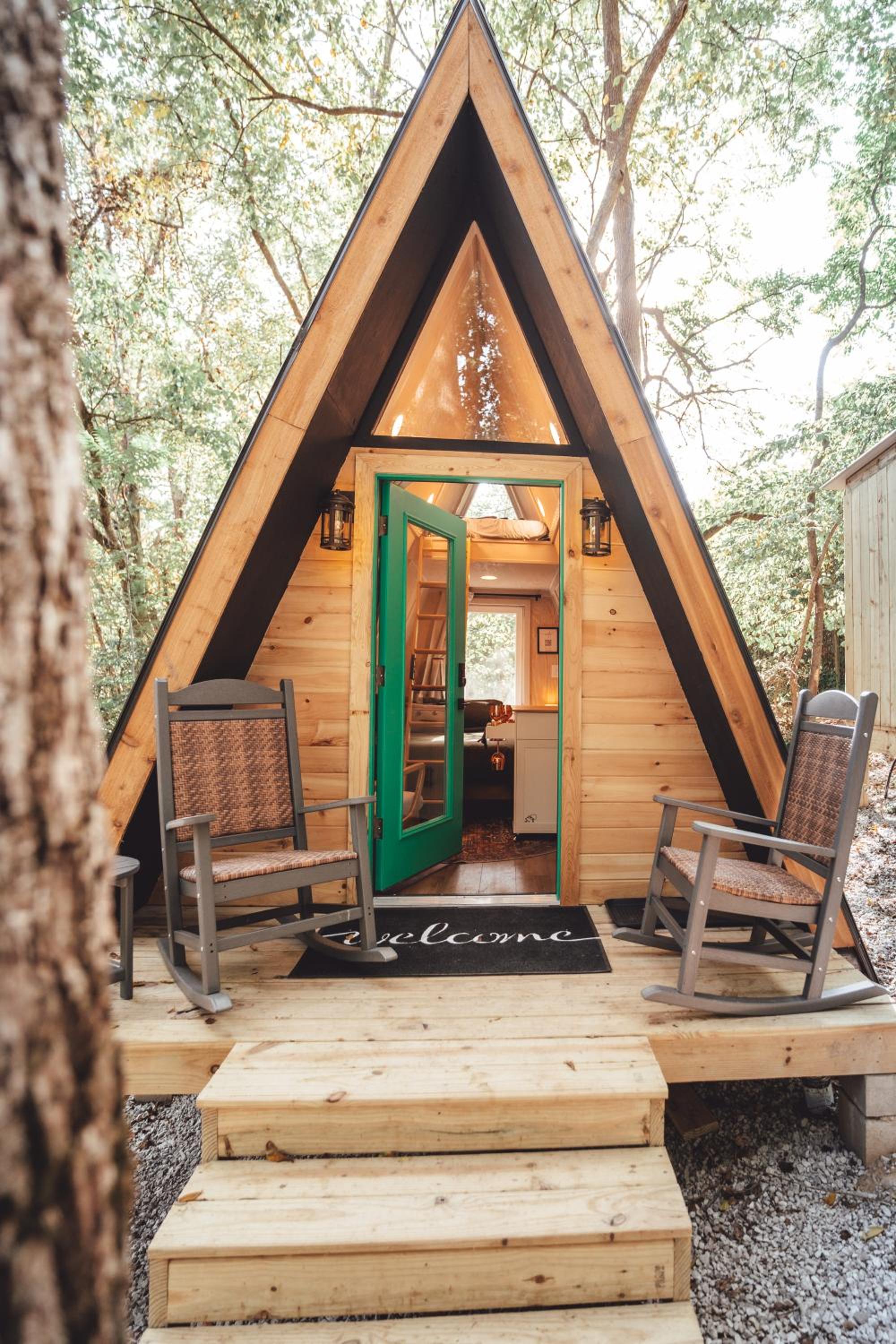 Romantic A-Frame Couples Retreat Cozy and 12 Acres view 3