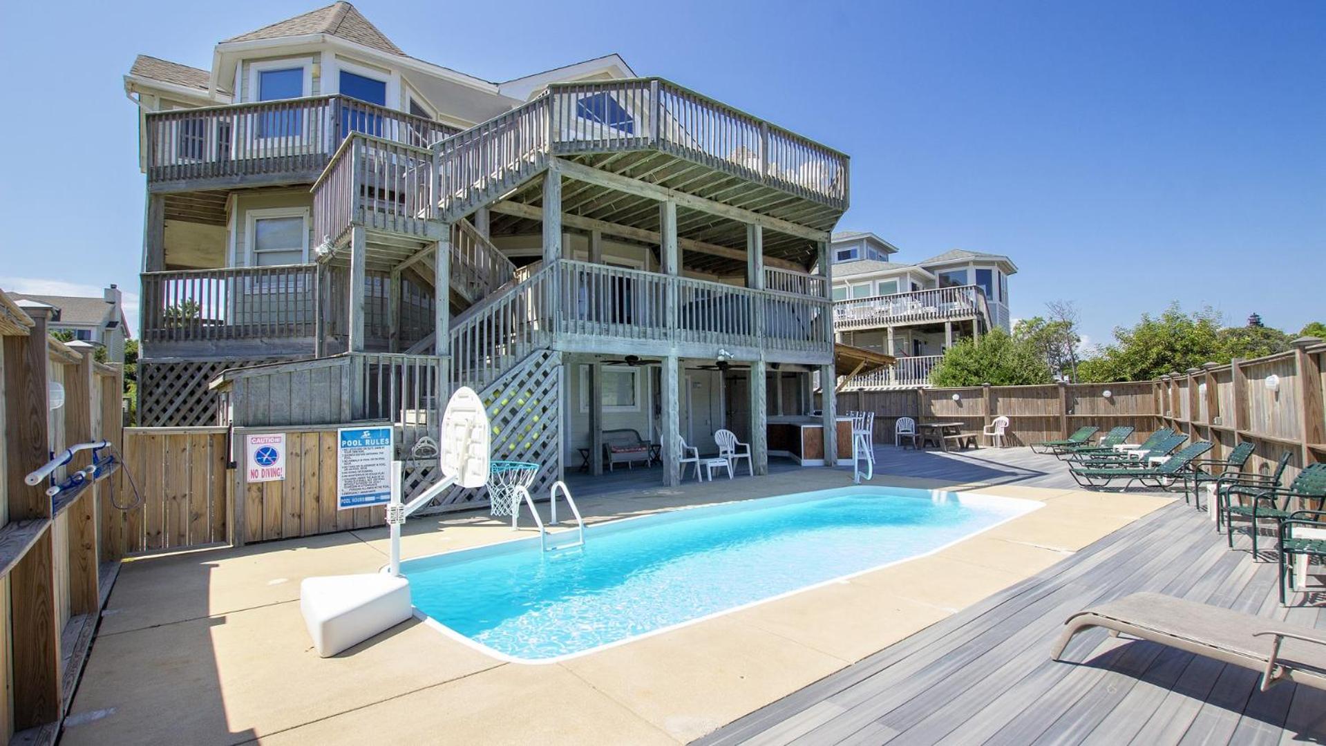 Semi-Oceanfront, Close to Beach Access, Private Pool, Hot Tub, 109, Happy Ours view 5
