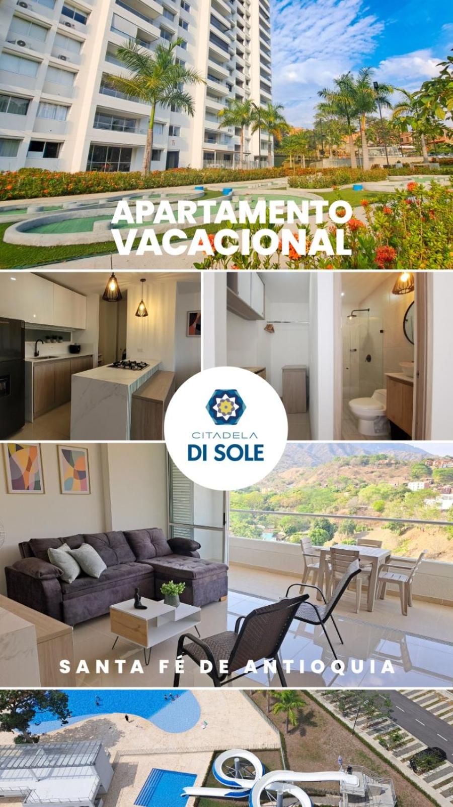 Santa fe de Antioquia apartamento vacacional di sole 1306