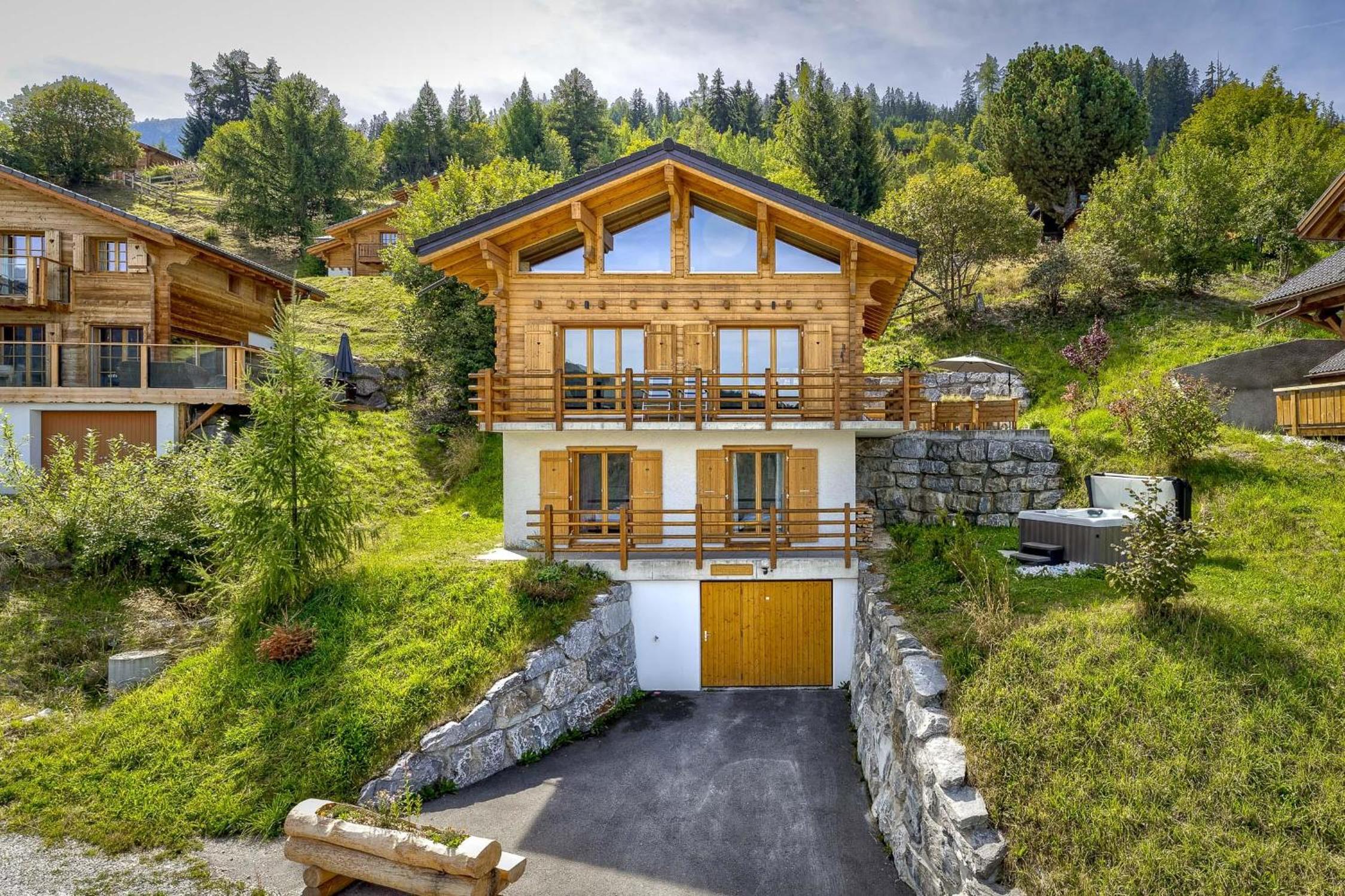 Chalet Snowfall - jacuzzi - views