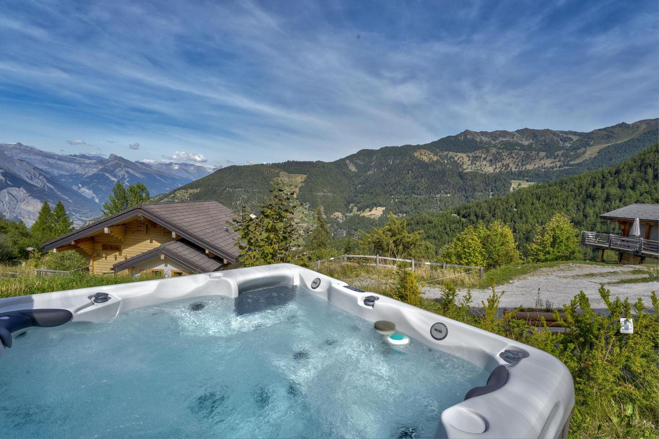 Chalet Snowfall - jacuzzi - views