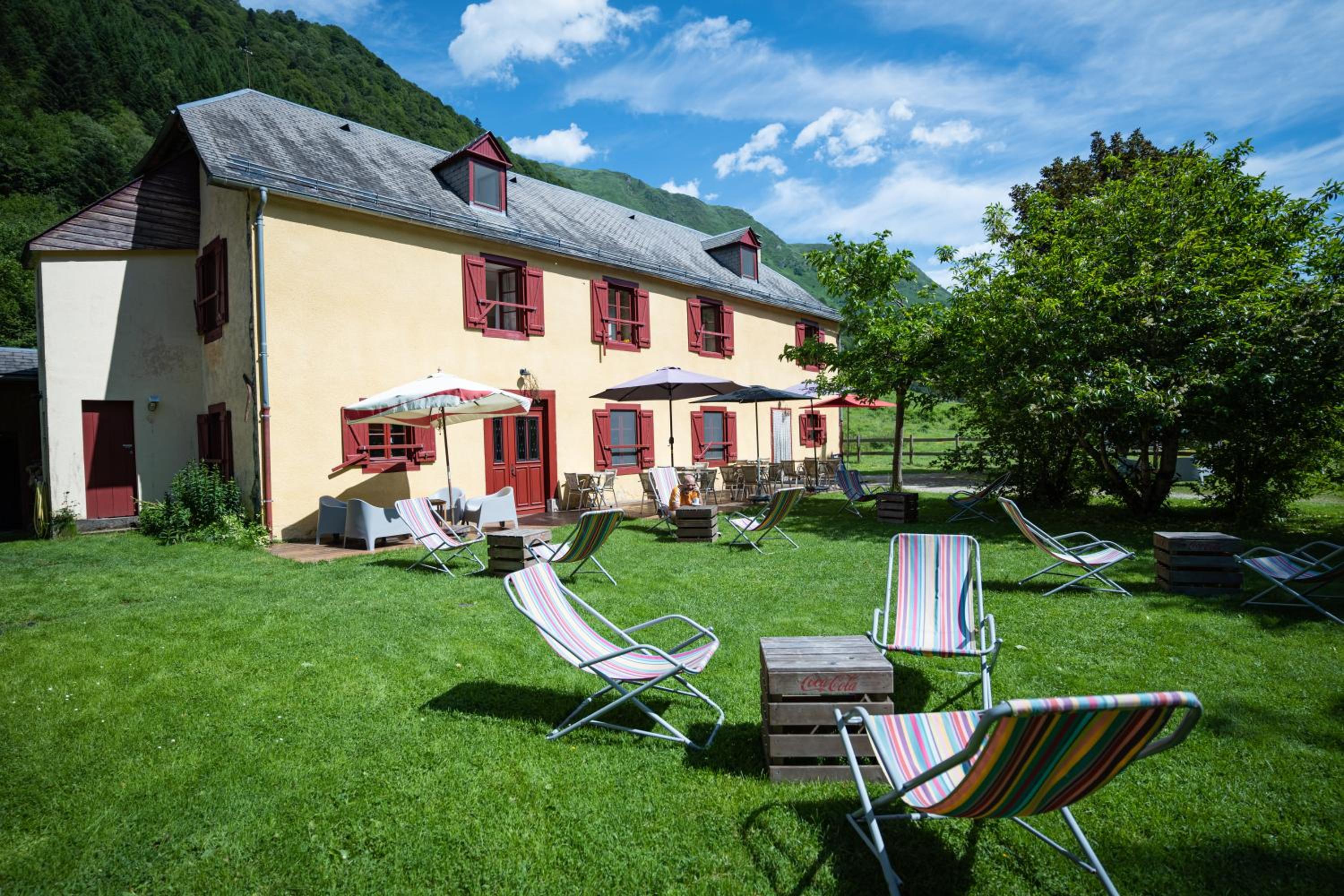 outdoor BBQ area
