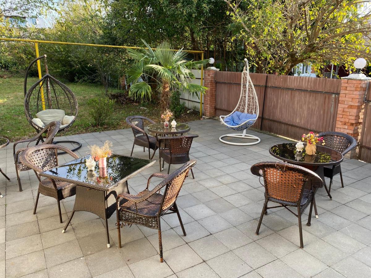 outdoor BBQ area