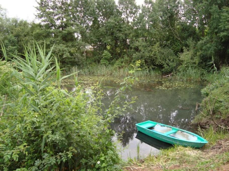 Ferienhaus mit Wintergarten am See (Angelparadies)