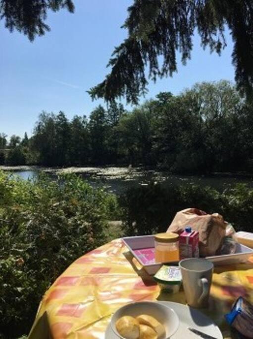 Ferienhaus mit Wintergarten am See (Angelparadies)