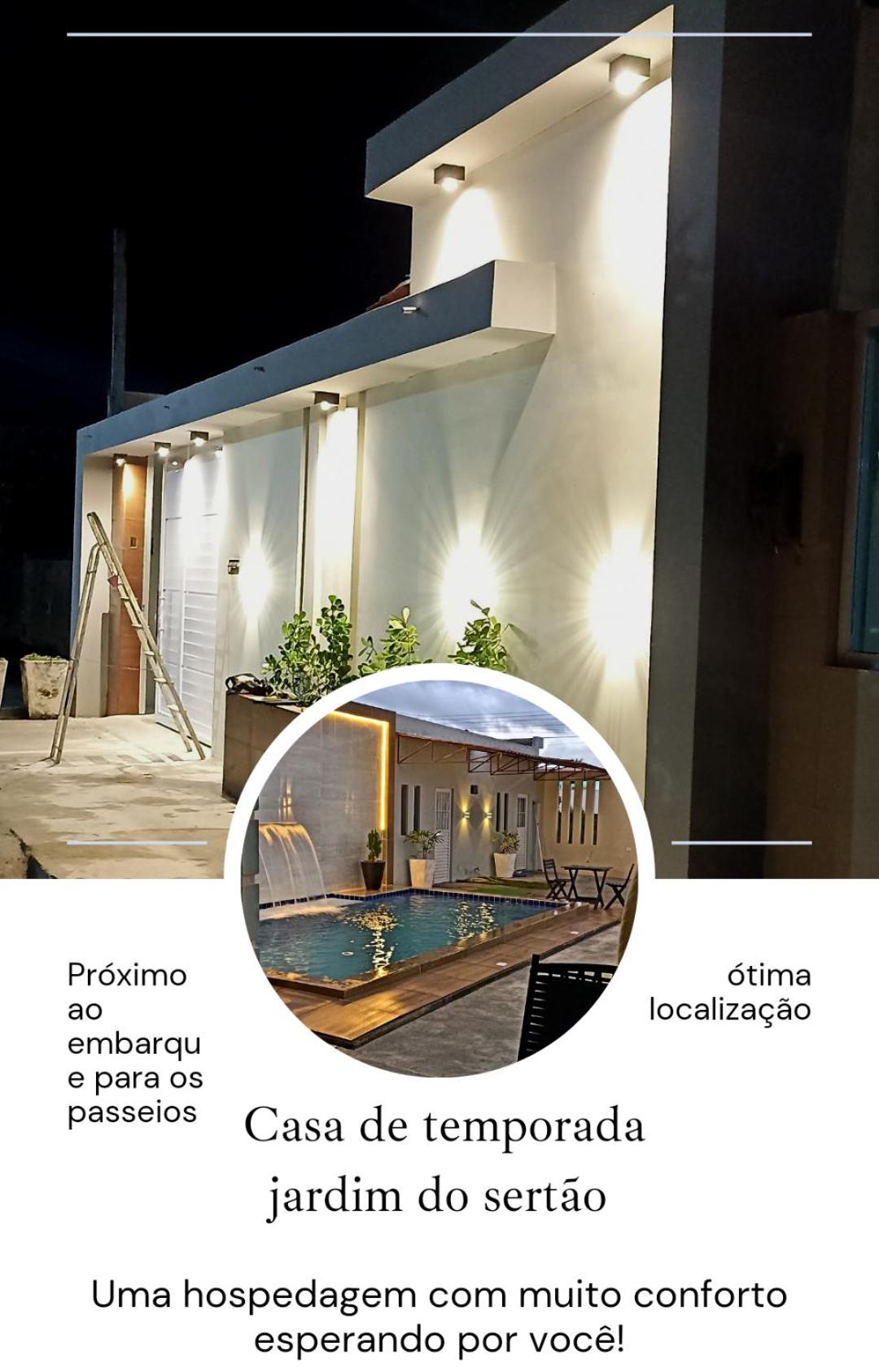 Casa com 5 quartos e piscina em Piranhas-Alagoas