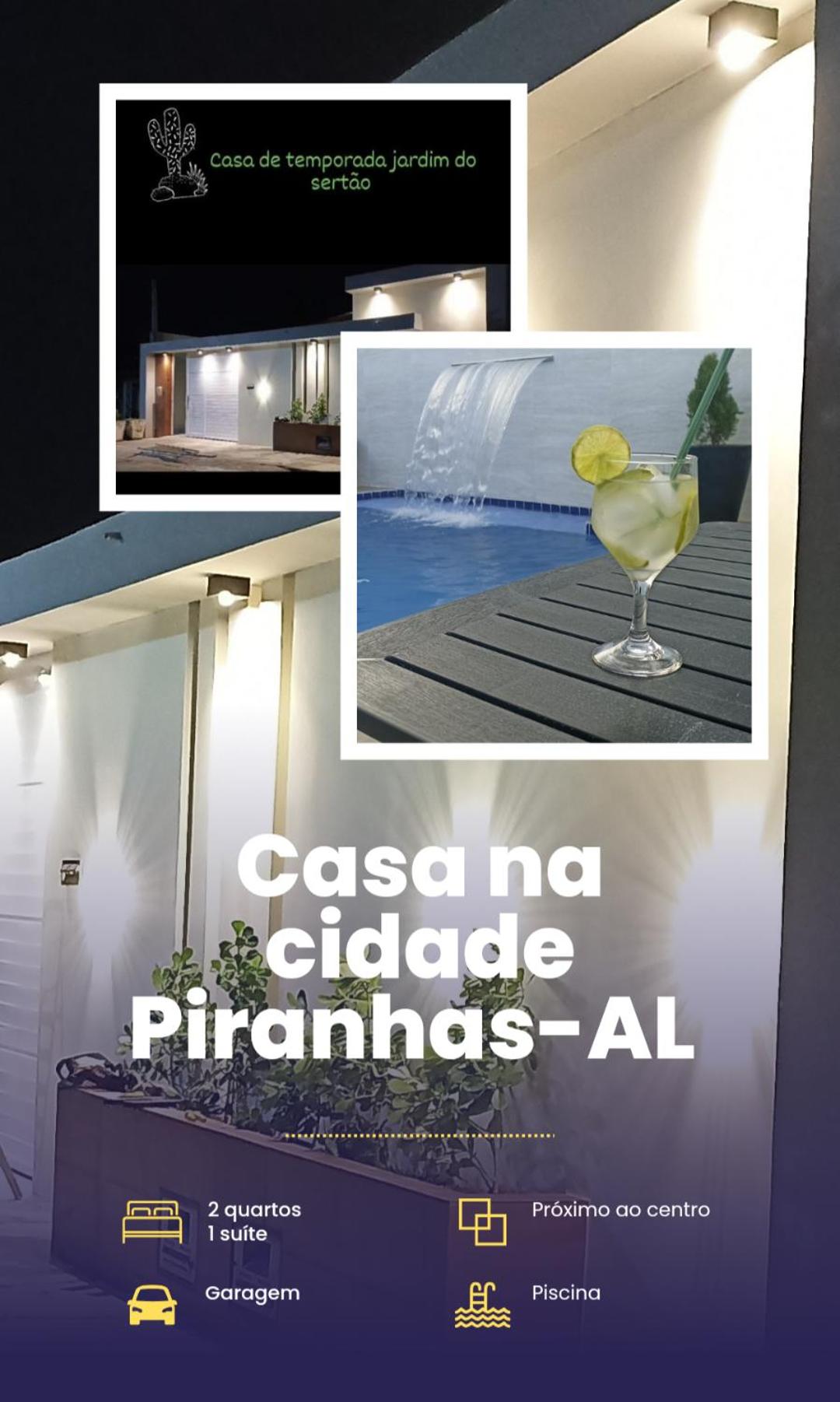 Casa com 5 quartos e piscina em Piranhas-Alagoas