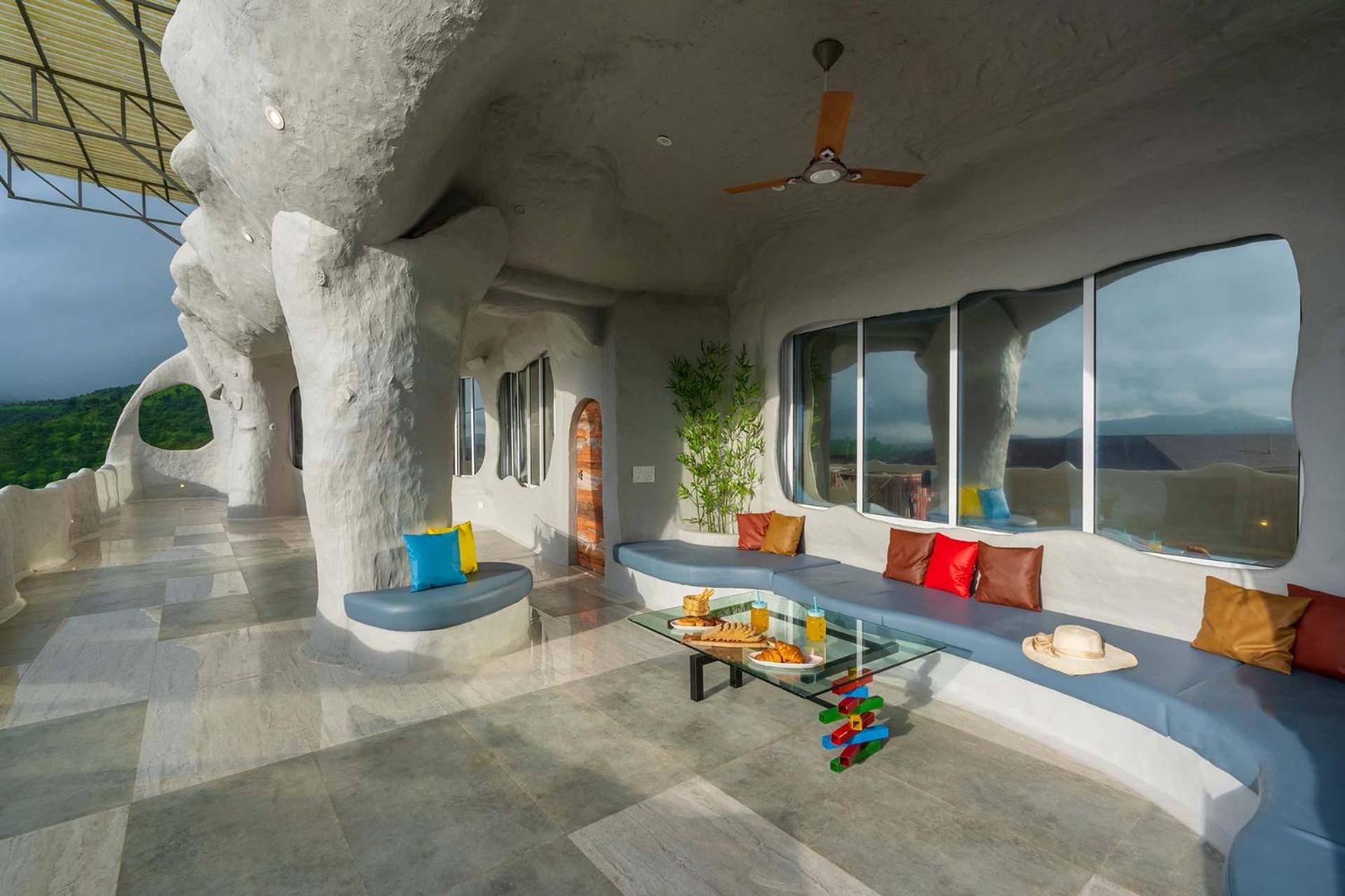 Villa Stonera by StayVista - Indoor pool, Mountain view, Outdoor firepit & A sprawling lawn for your perfect retreat view 2