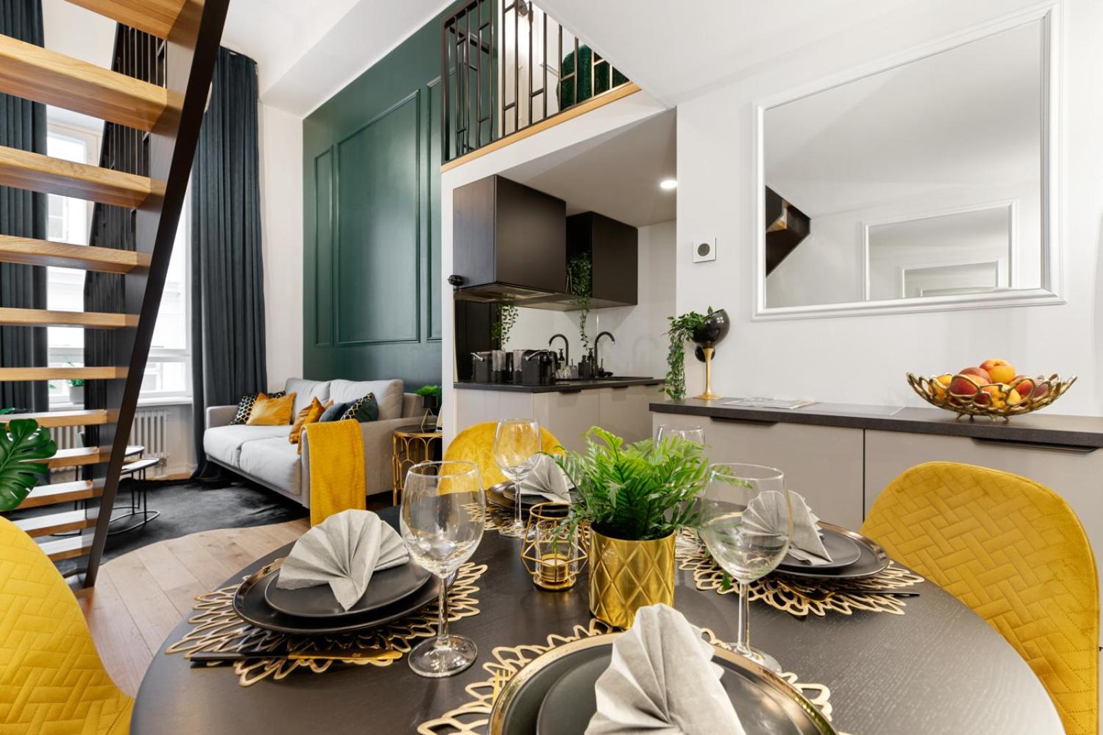 Tempus Te Premium Duo Lofts Tartu - private cinema, gym and terrace view 5