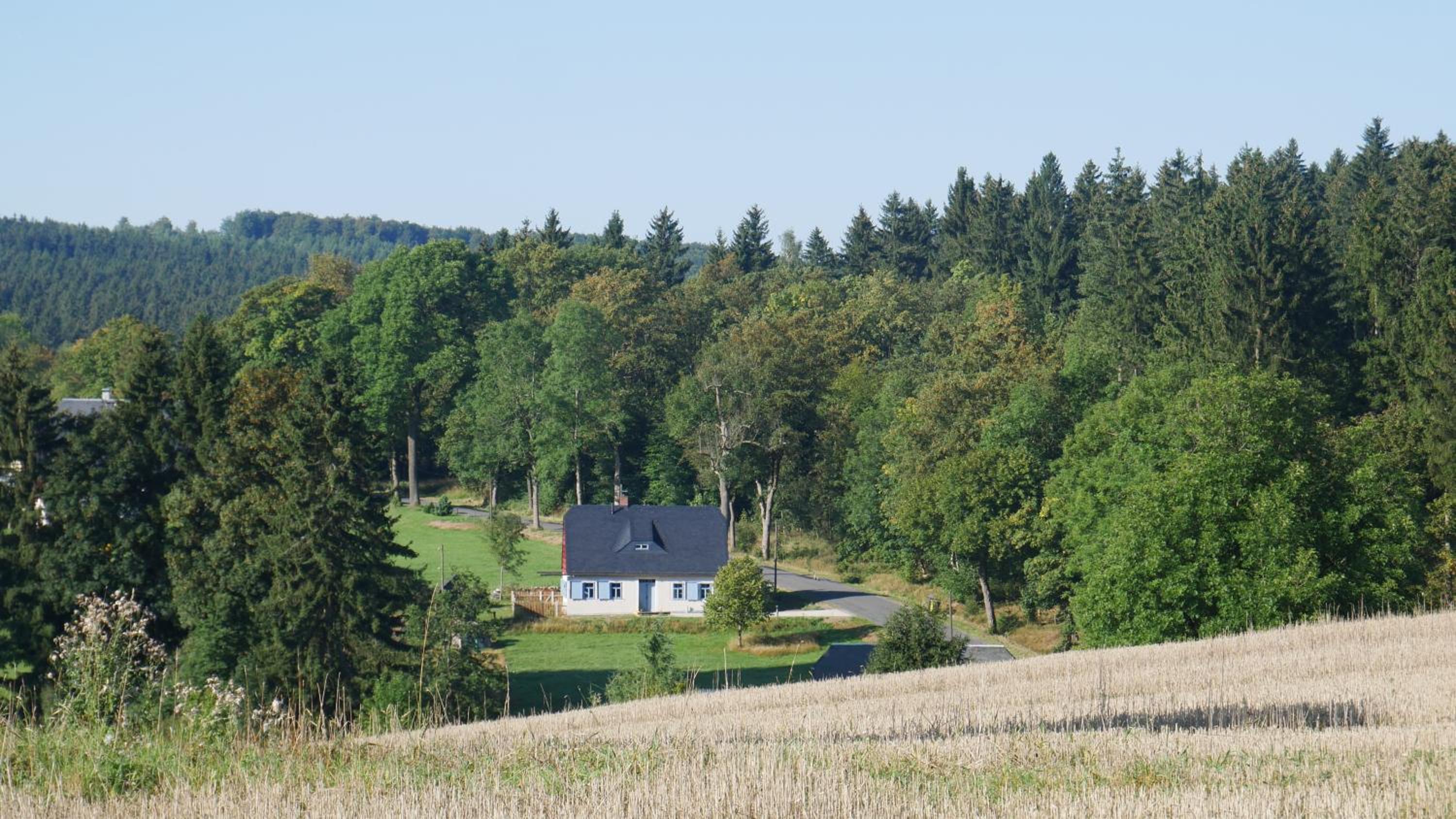 Ferienhaus FERGUNNA direkt am Kammweg mit Sauna