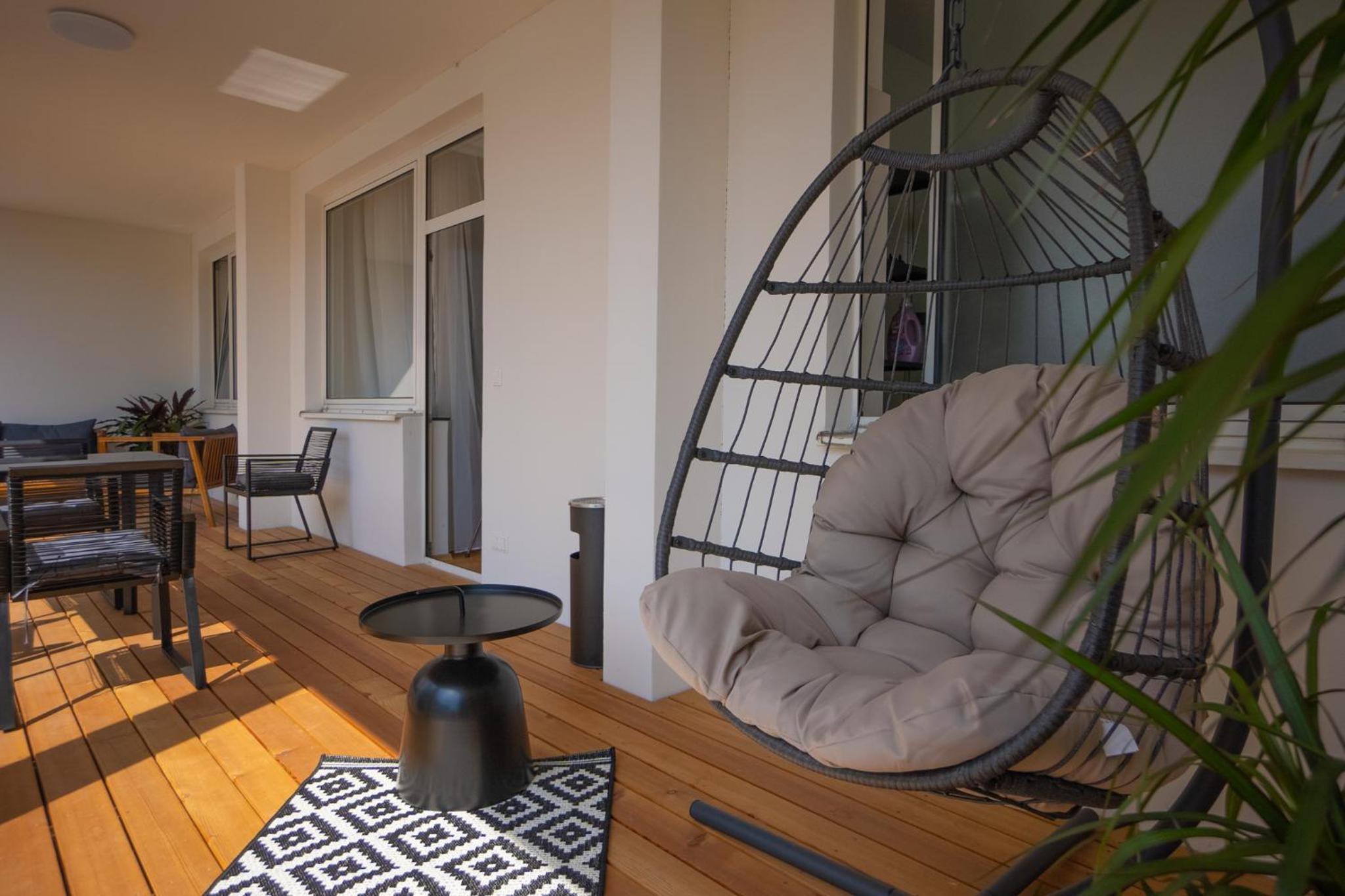 Bright stylish apartment with a huge terrace in a top location