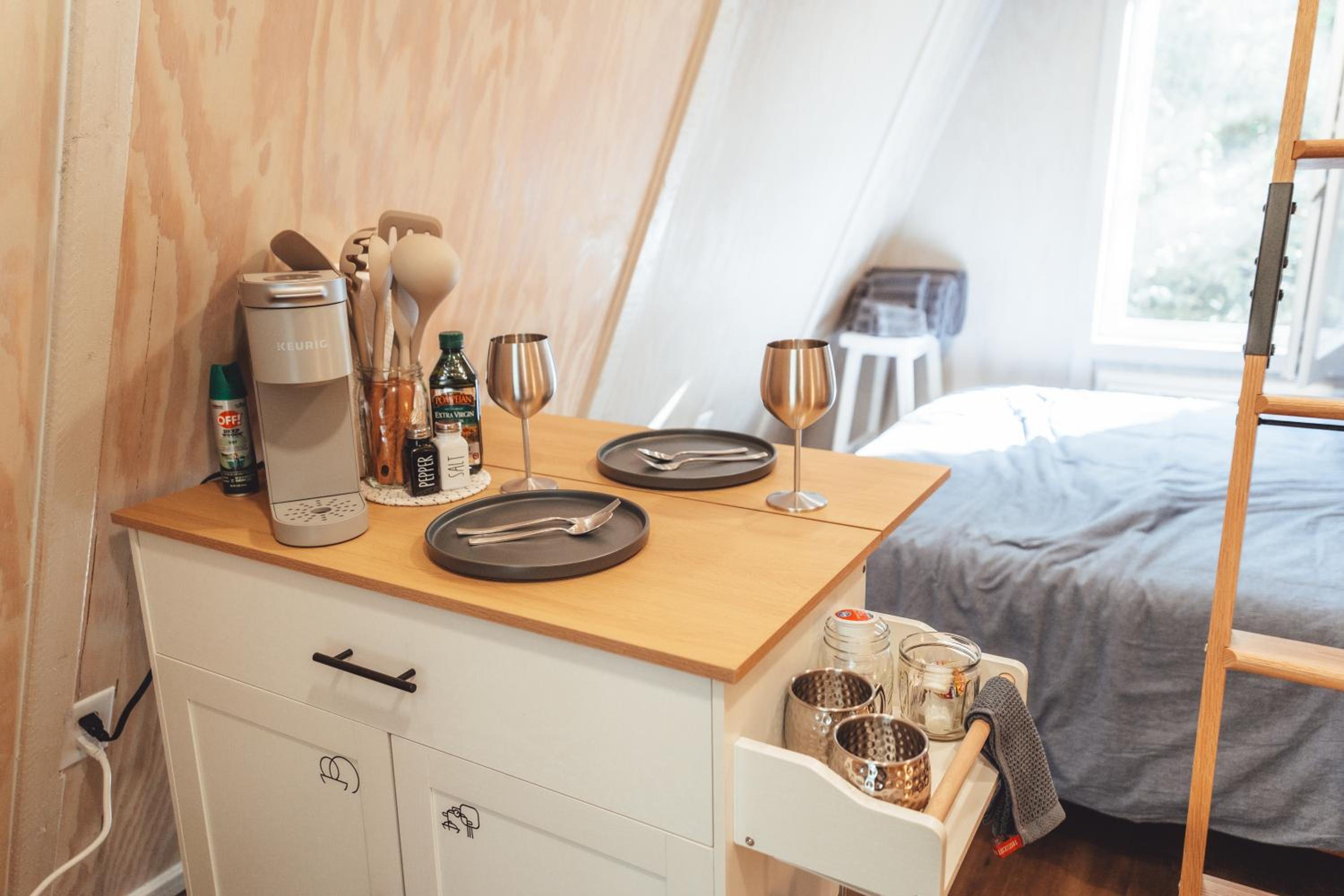 Charming A-Frame Couples Retreat Cozy and Private view 3