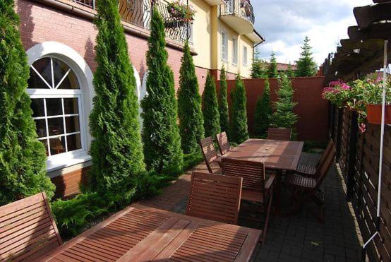 outdoor BBQ area