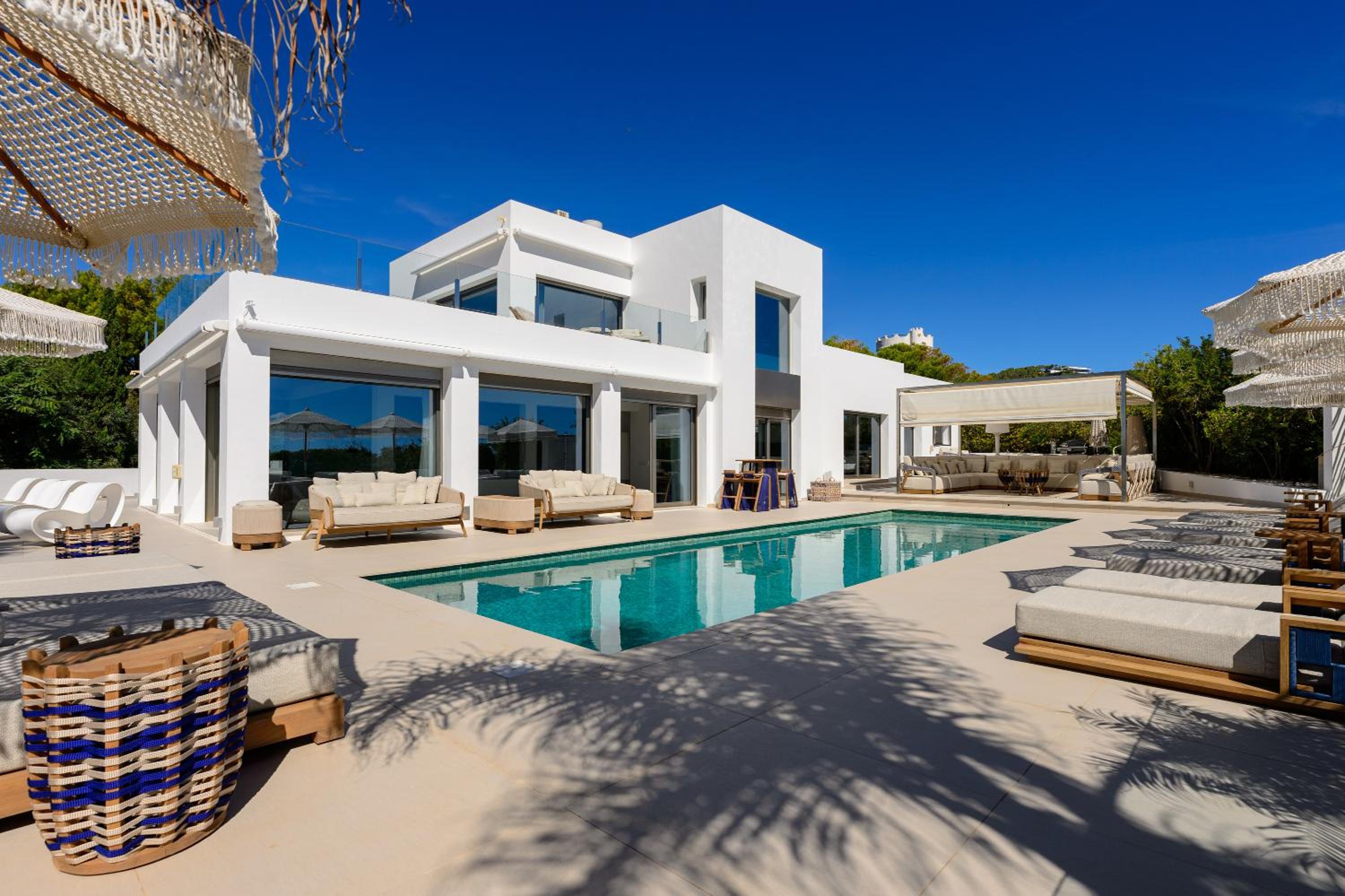 Villa Wave en Ibiza Town — recepcion & lobby