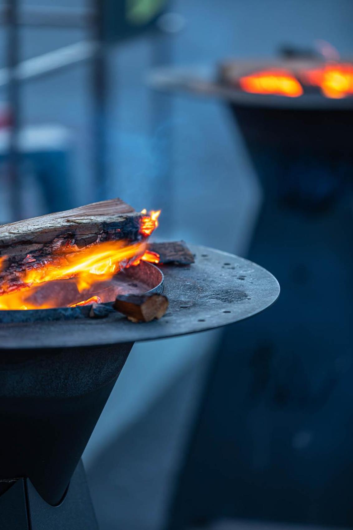outdoor BBQ area