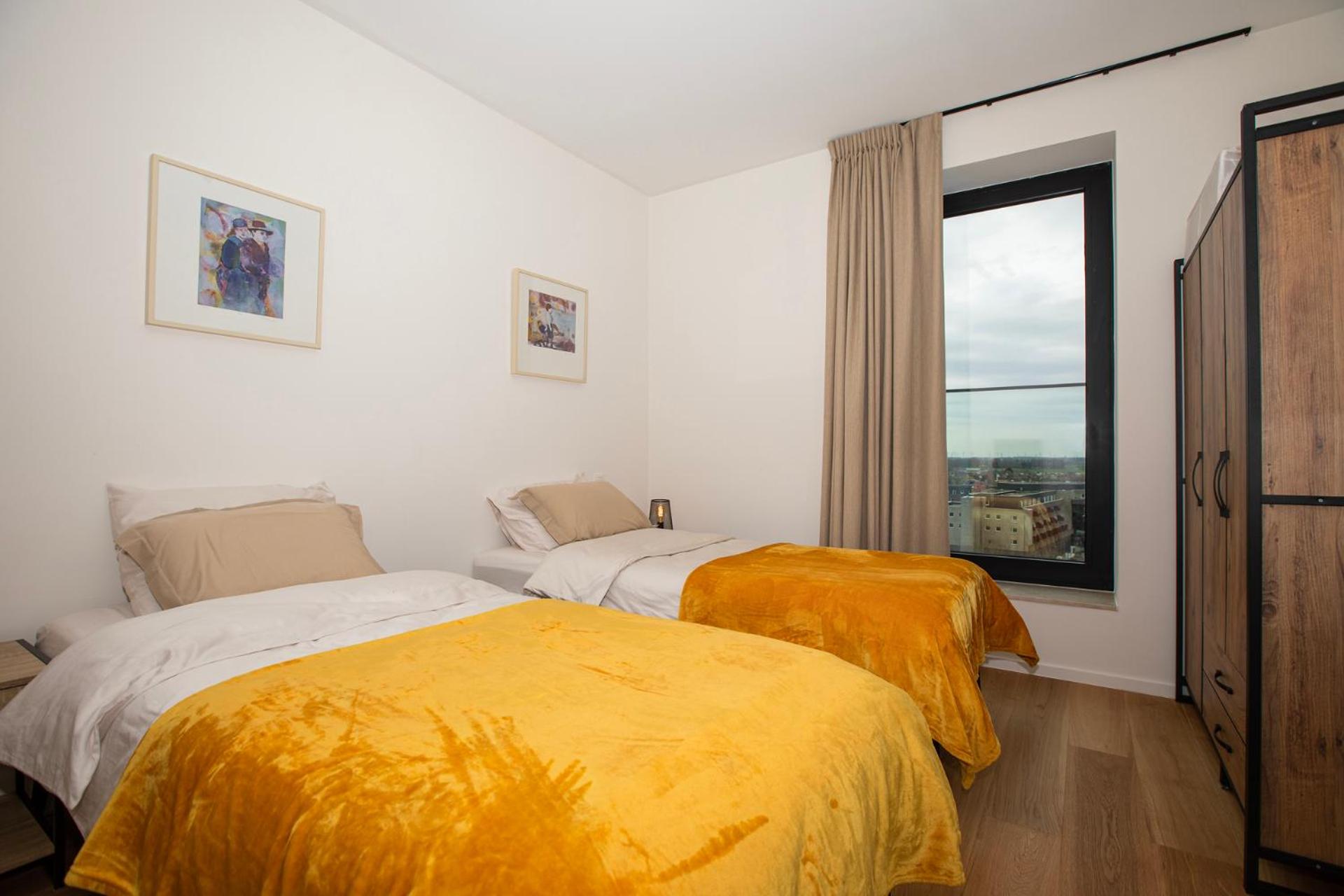 Modern en gezellig appartement vlak aan het strand