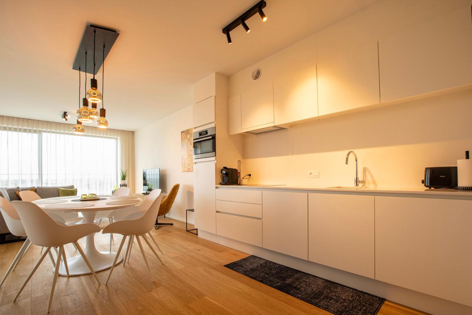 Modern en gezellig appartement vlak aan het strand