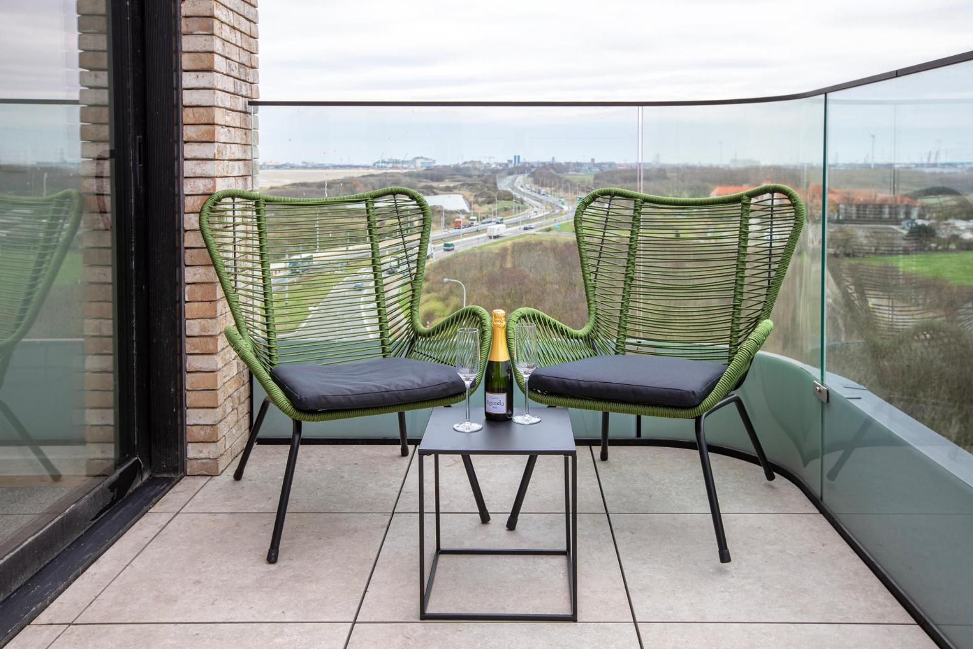 Modern en gezellig appartement vlak aan het strand