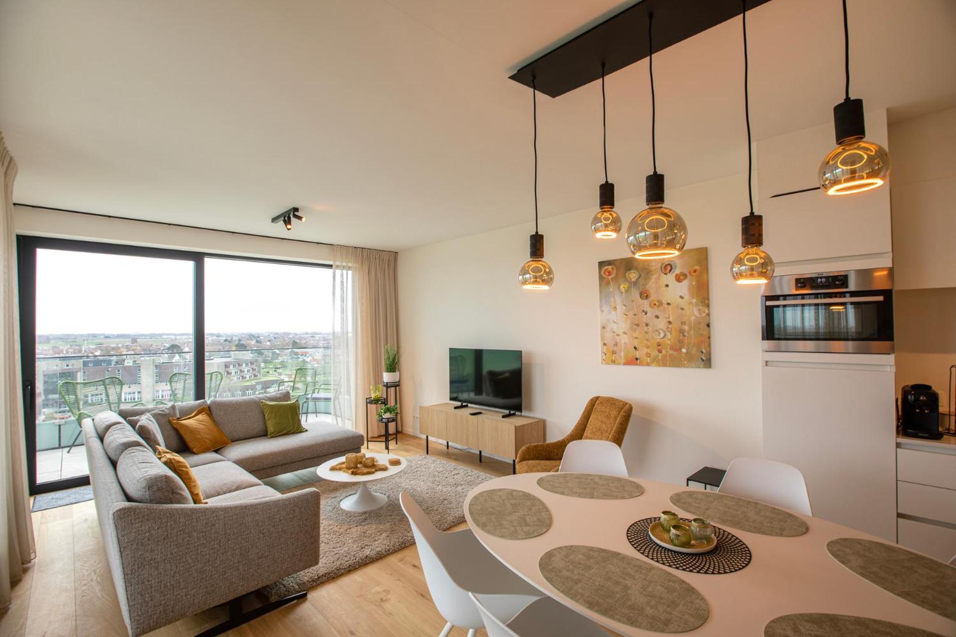 Modern en gezellig appartement vlak aan het strand