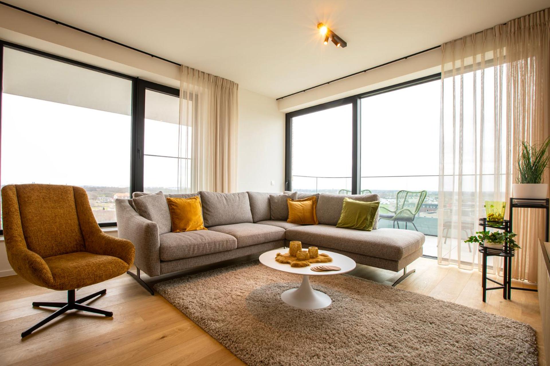 Modern en gezellig appartement vlak aan het strand