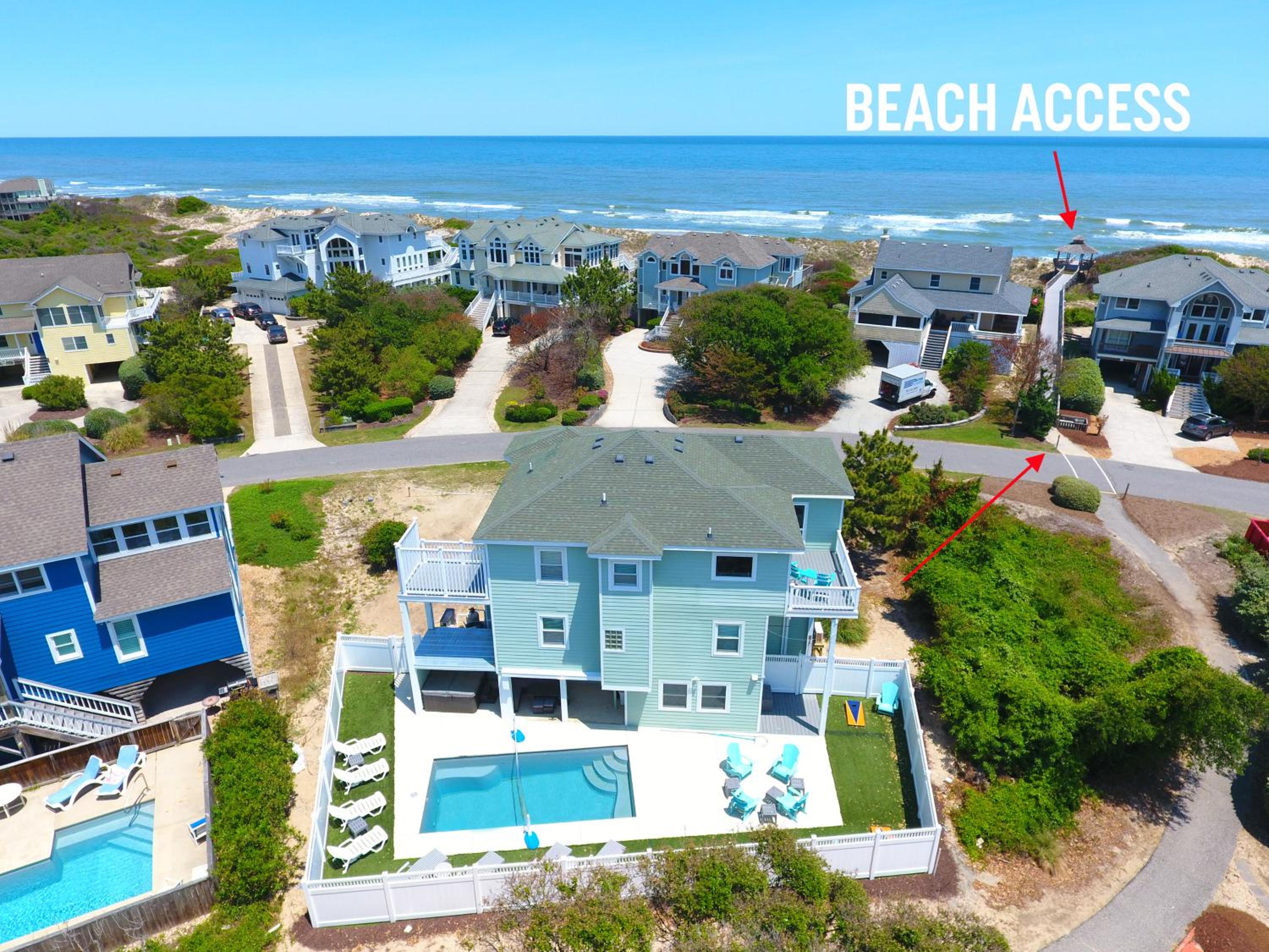 Semi-Oceanfront, Private Pool with Cabana! Ocean Views! Pool Table, 126, Newmania view 2