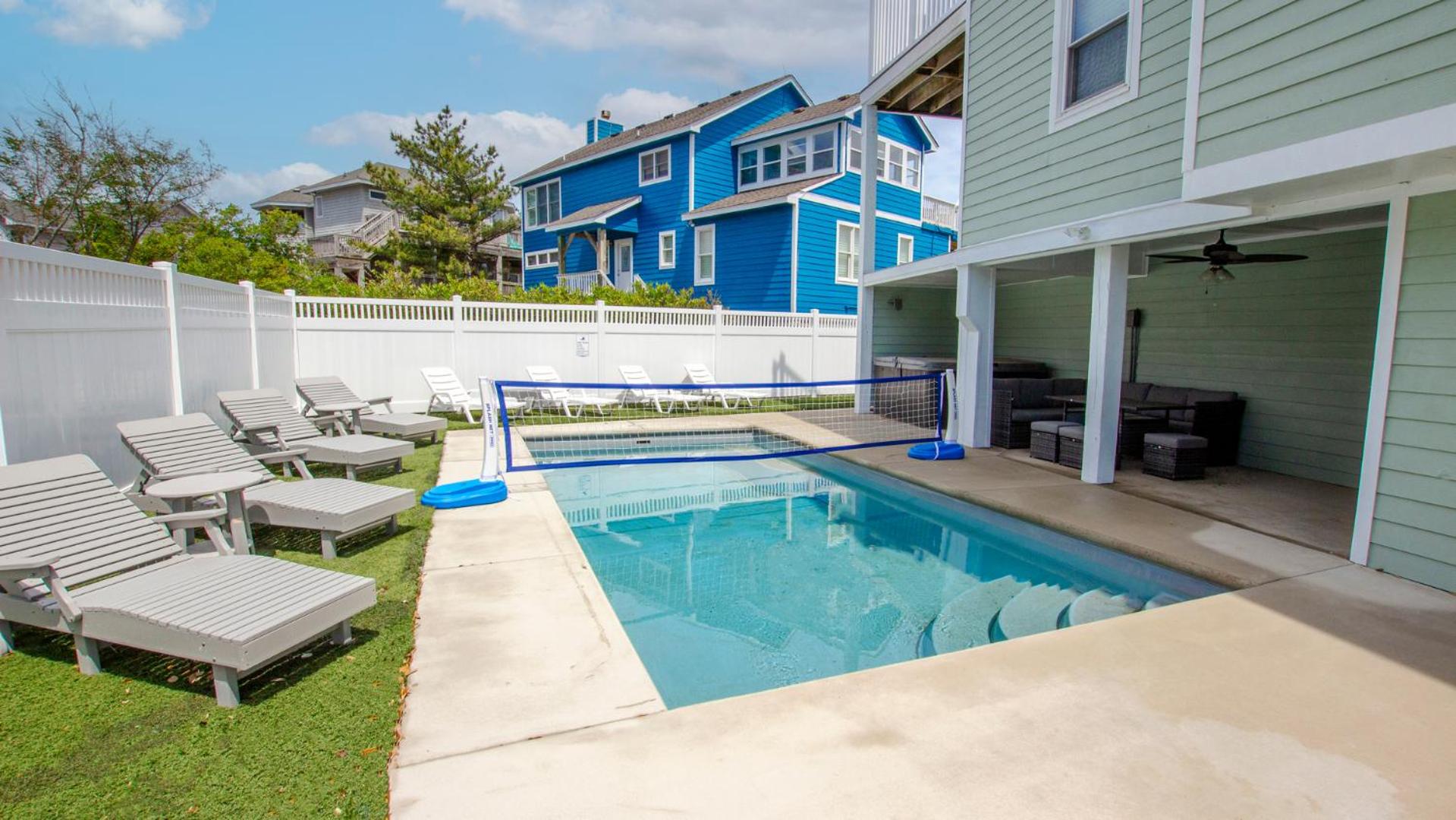 Semi-Oceanfront, Private Pool with Cabana! Ocean Views! Pool Table, 126, Newmania view 3