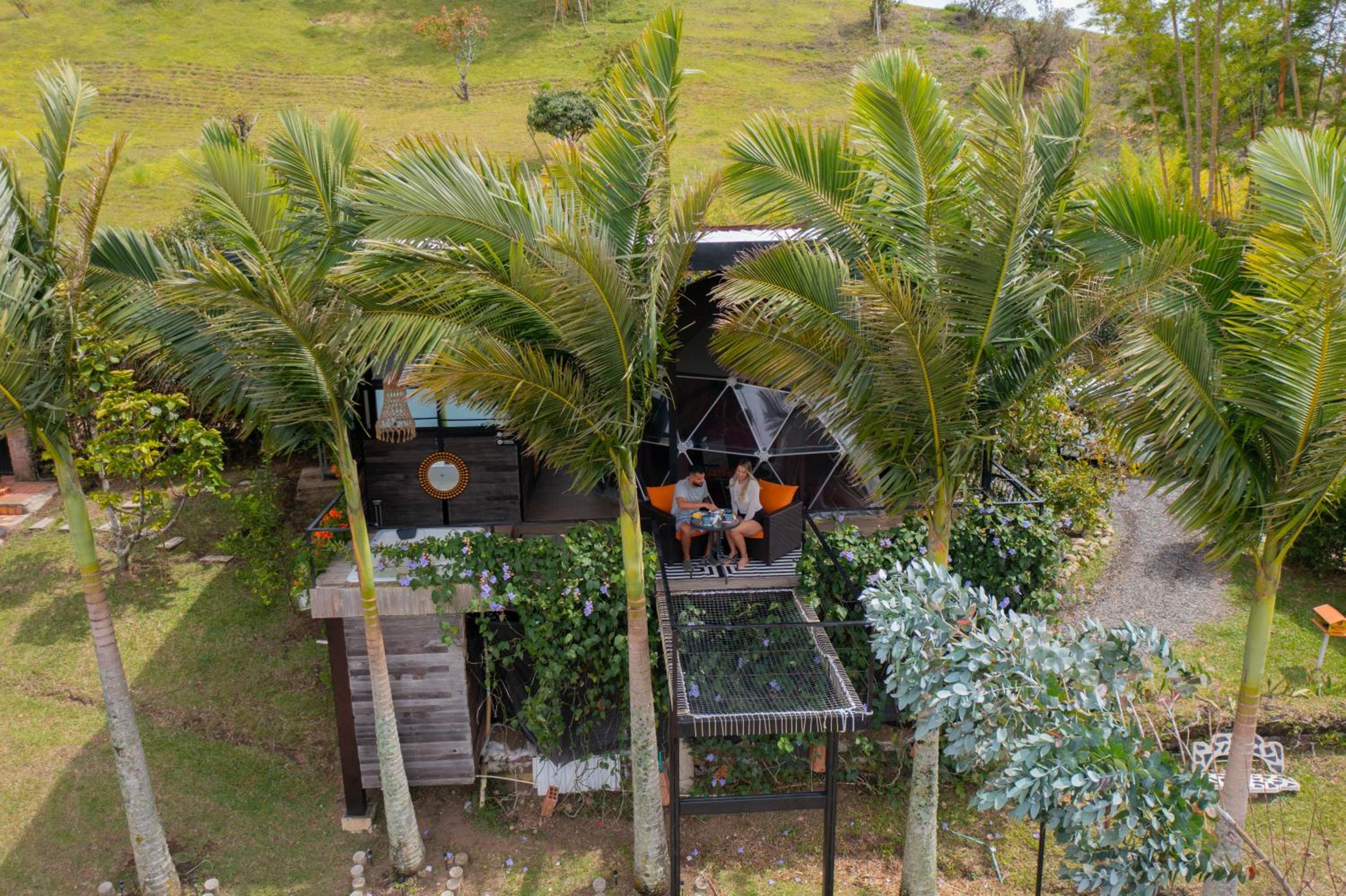Glamping Montecarlo Domo Geodesico y Sauna Finlandés Guatapé view 2