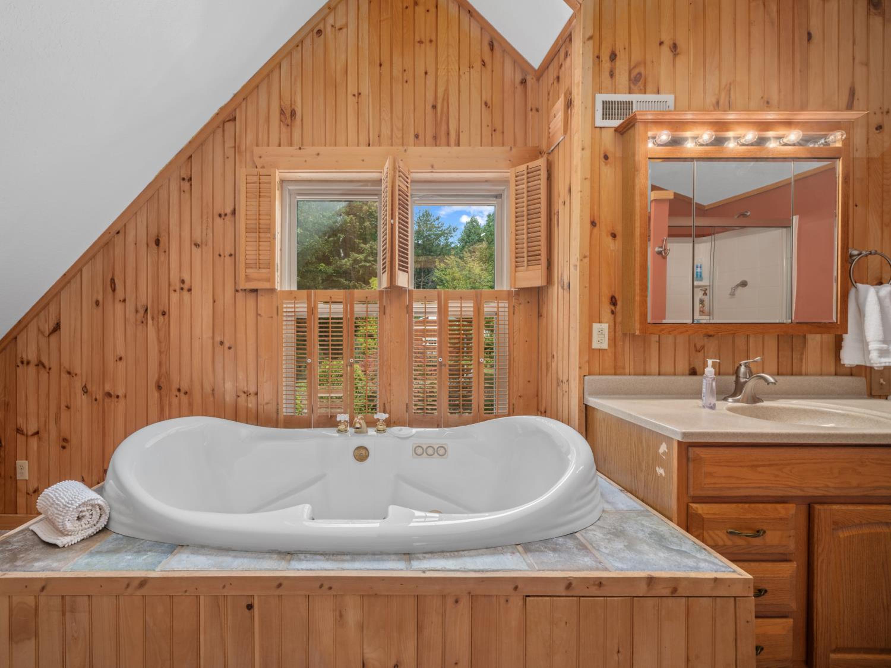 Luxury Cabin 45 Min to Asheville Hot Tub & Fire pit view 5