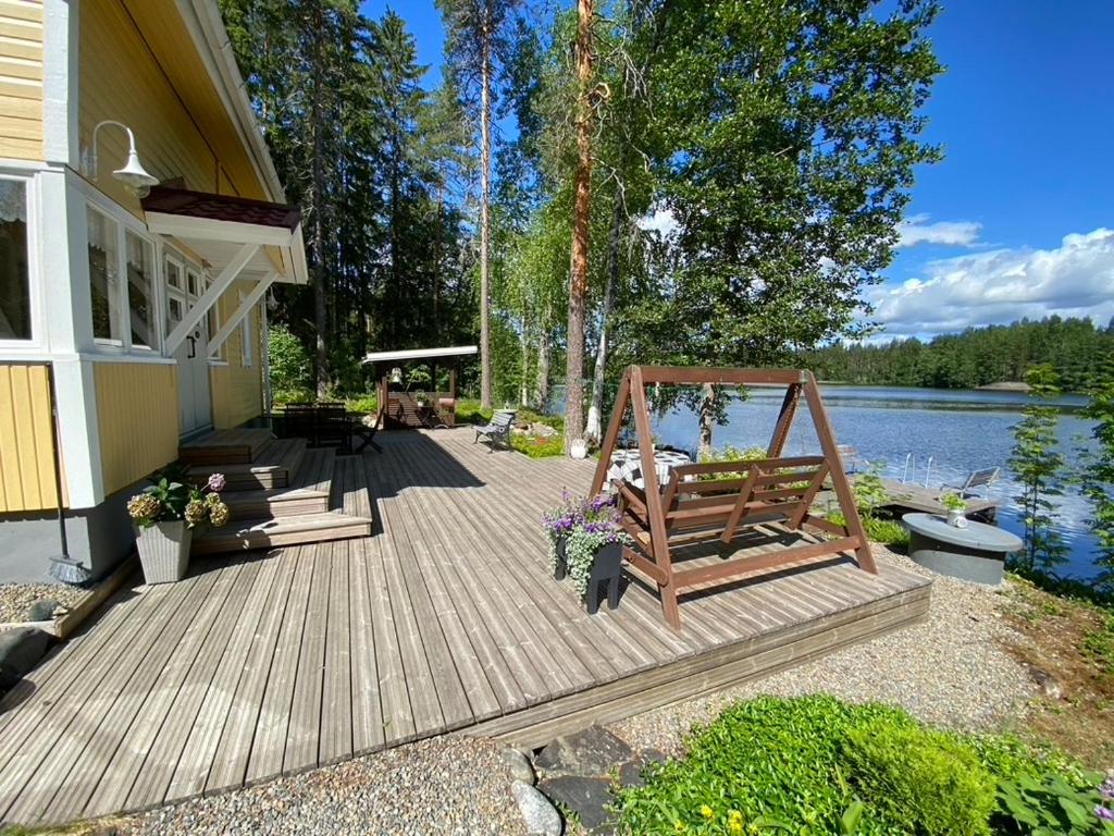 Haus am Kuhajärvi See
