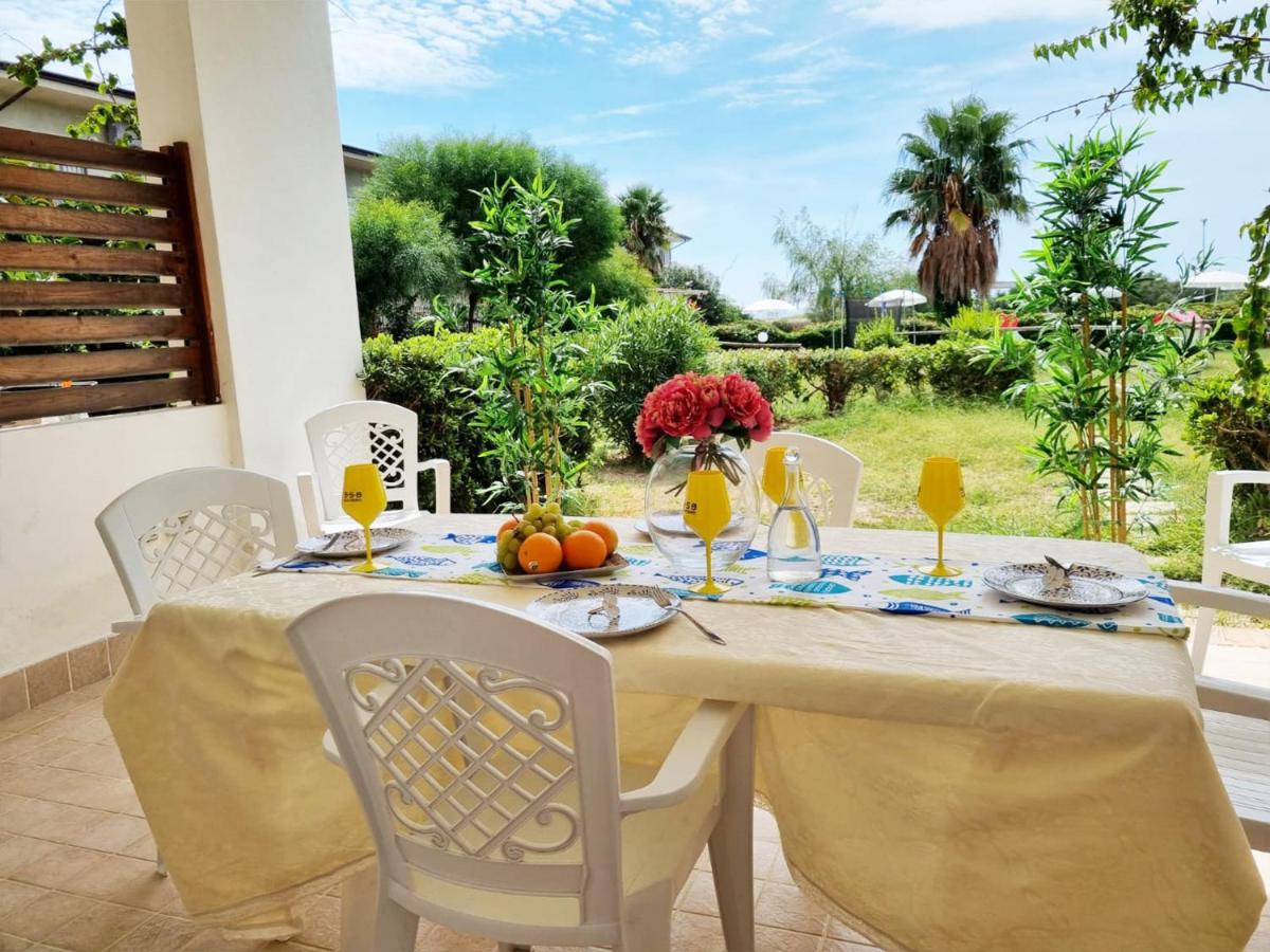 outdoor BBQ area