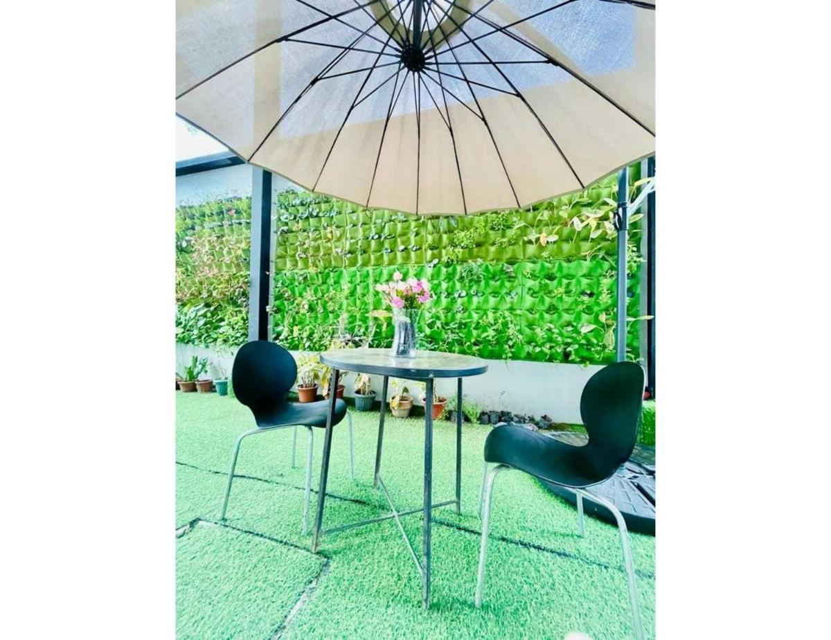 outdoor BBQ area