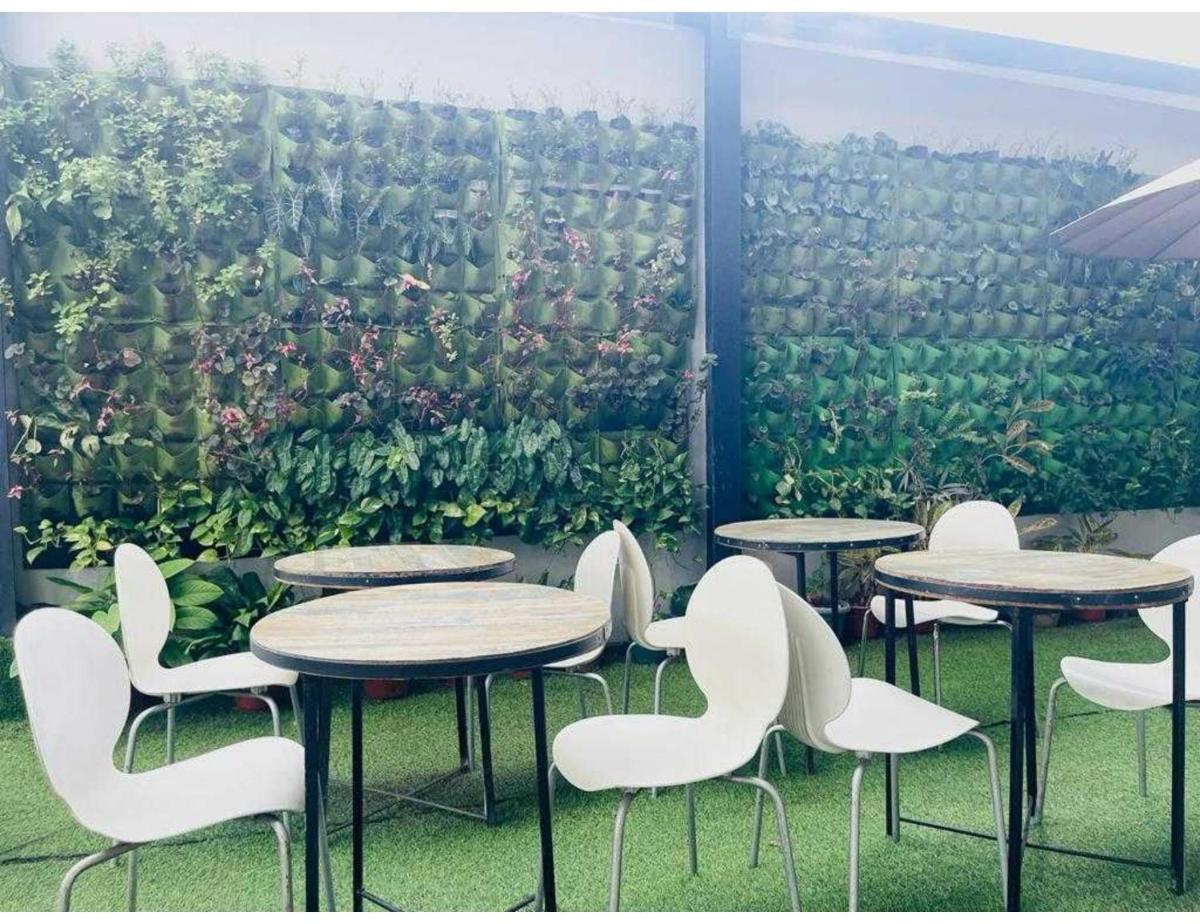 outdoor BBQ area