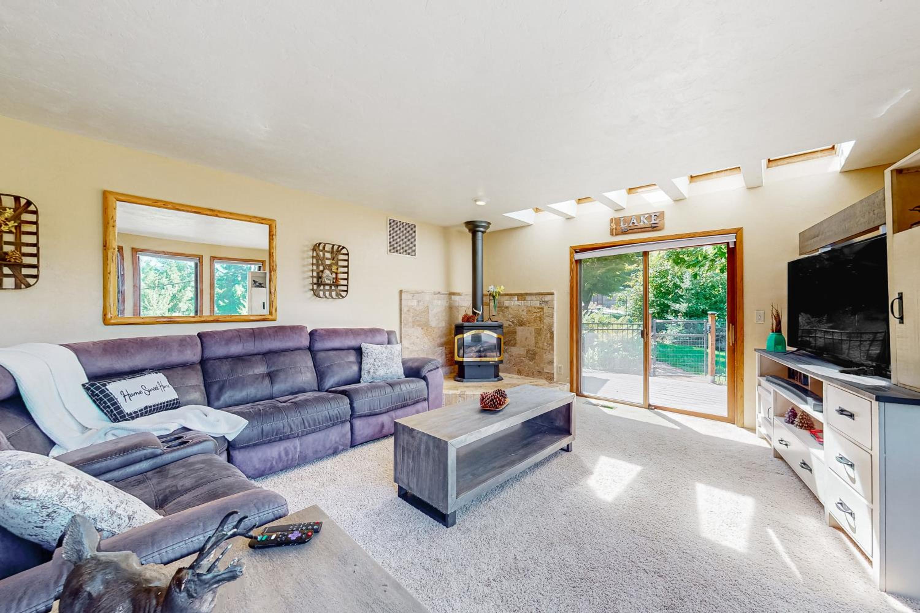100 Yards to Foster Lake! Family Home with Hot Tub