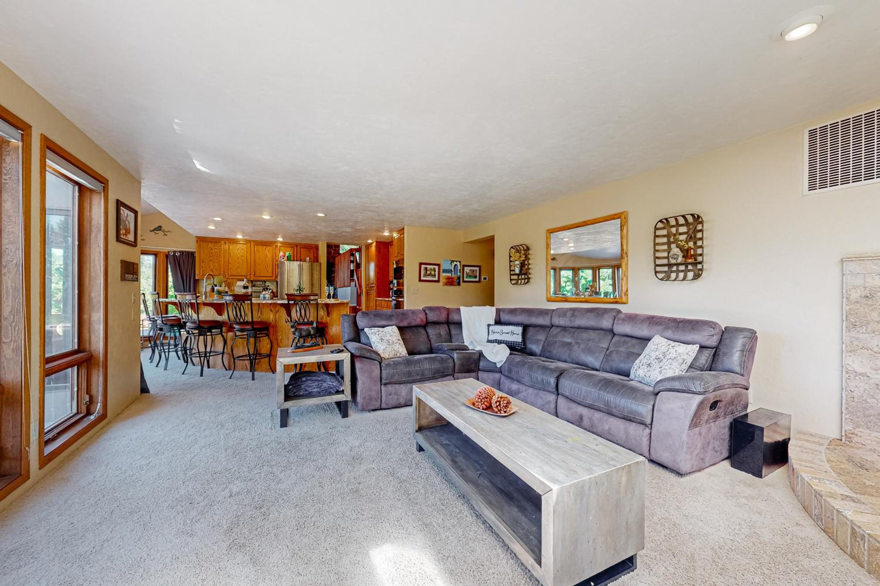 100 Yards to Foster Lake! Family Home with Hot Tub