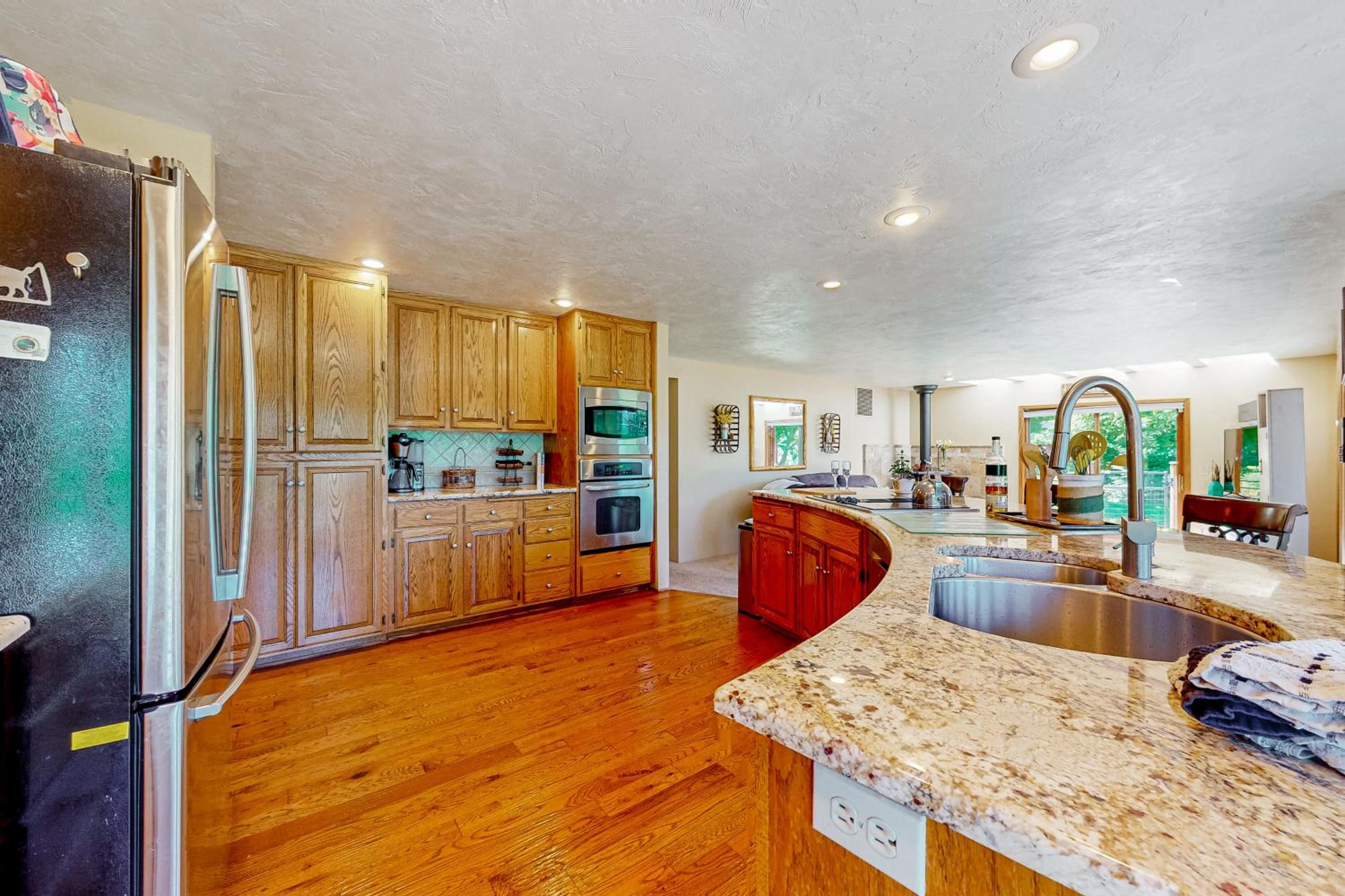 100 Yards to Foster Lake! Family Home with Hot Tub