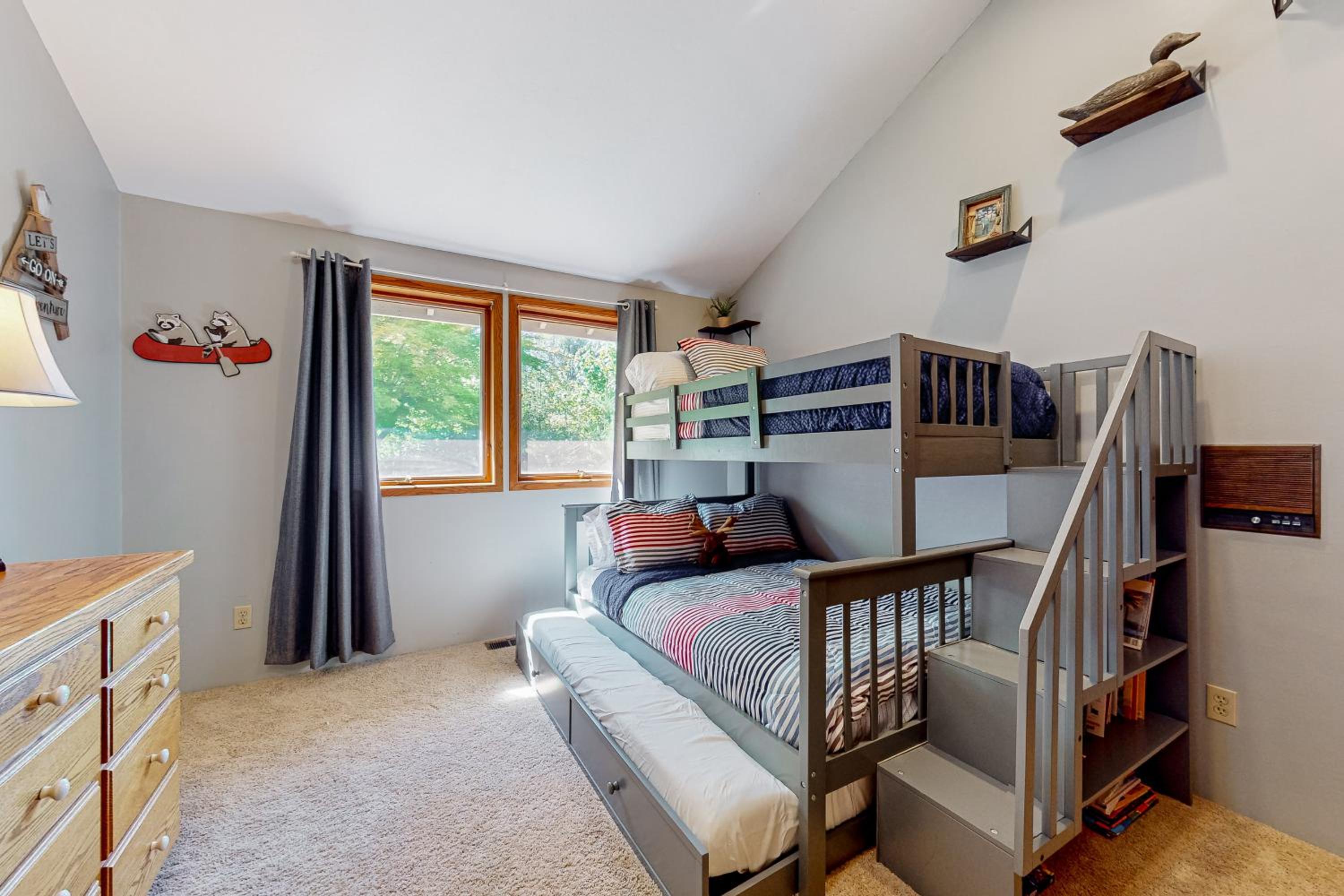 100 Yards to Foster Lake! Family Home with Hot Tub