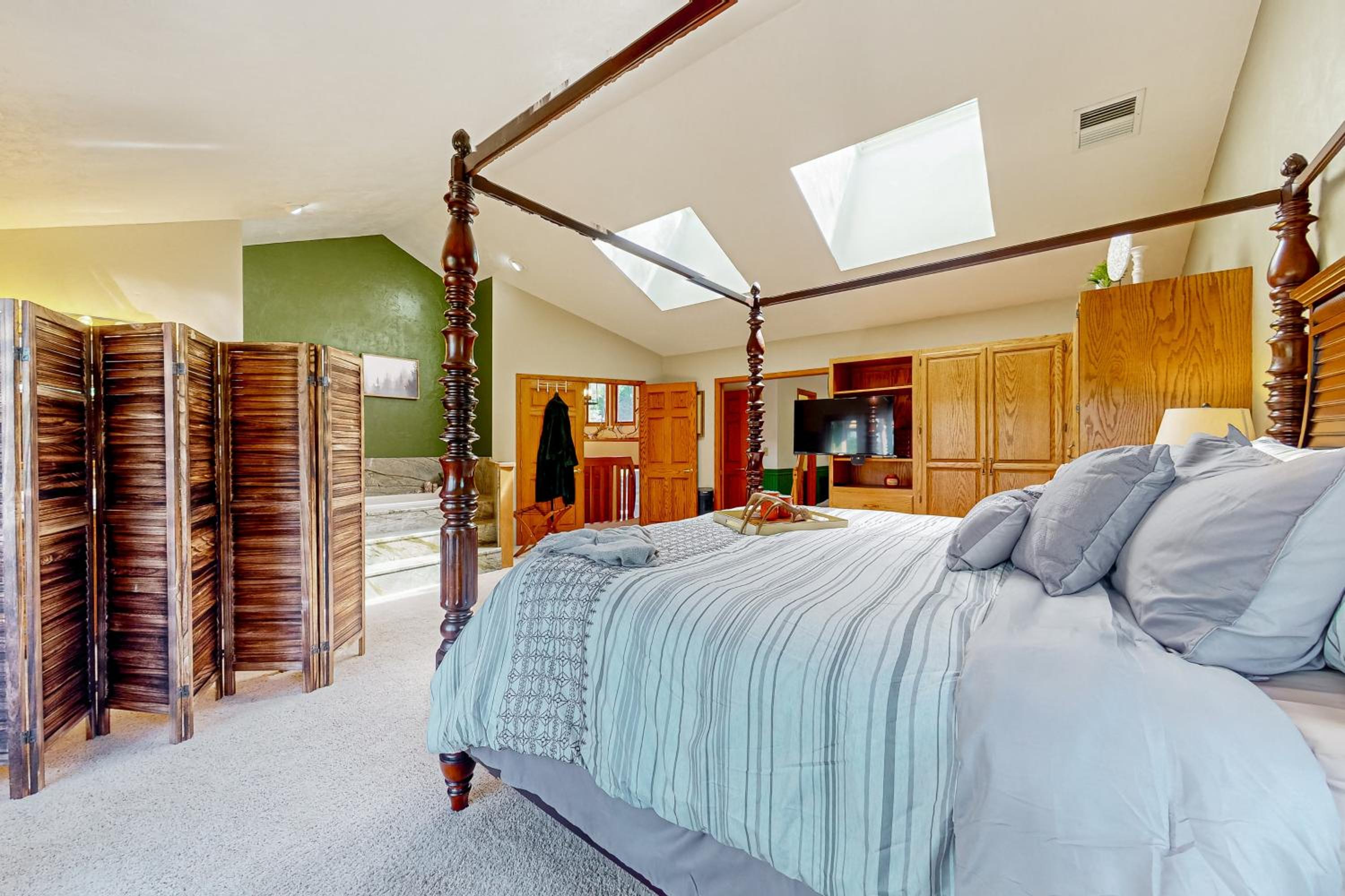 100 Yards to Foster Lake! Family Home with Hot Tub