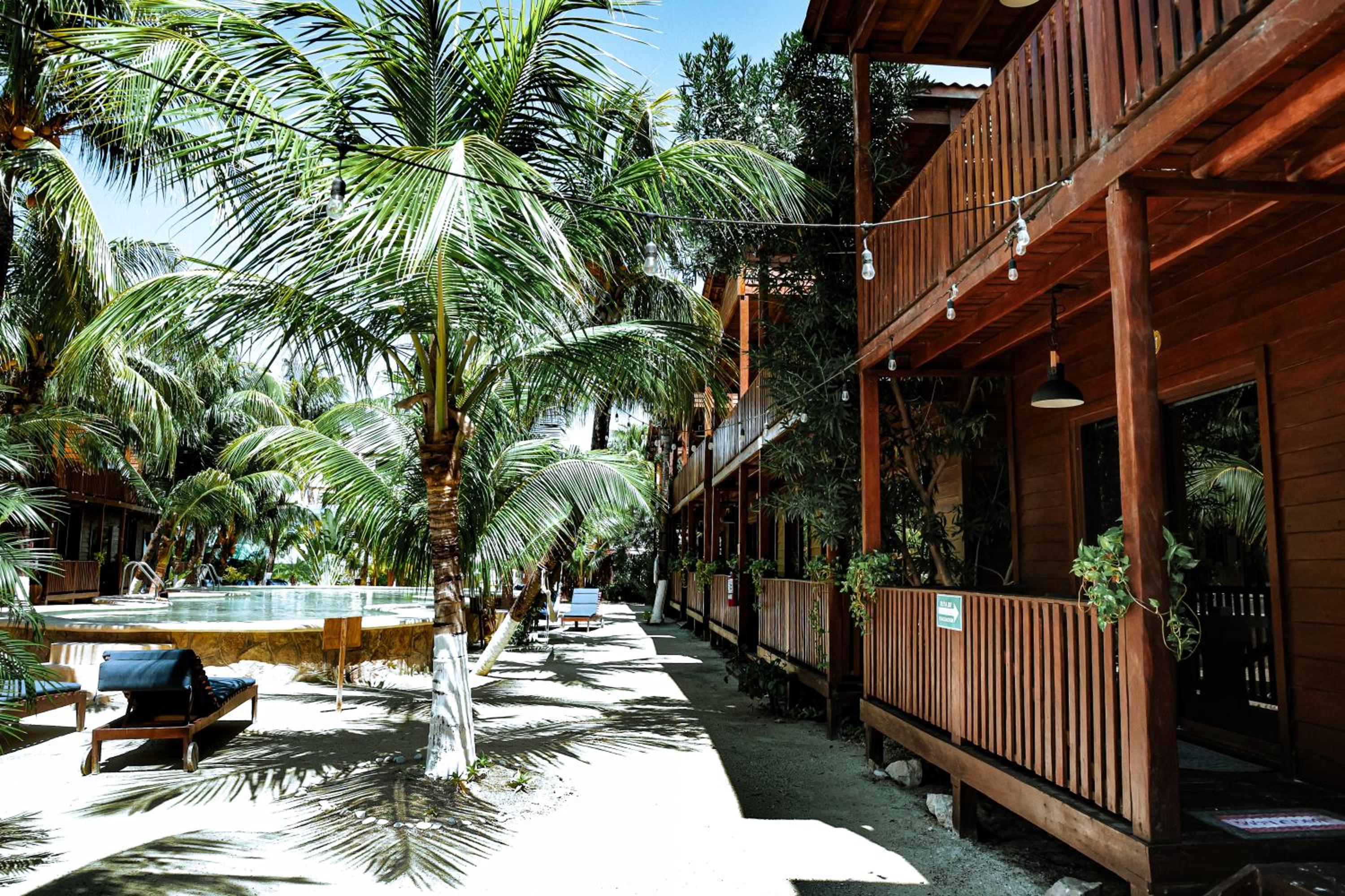 outdoor BBQ area