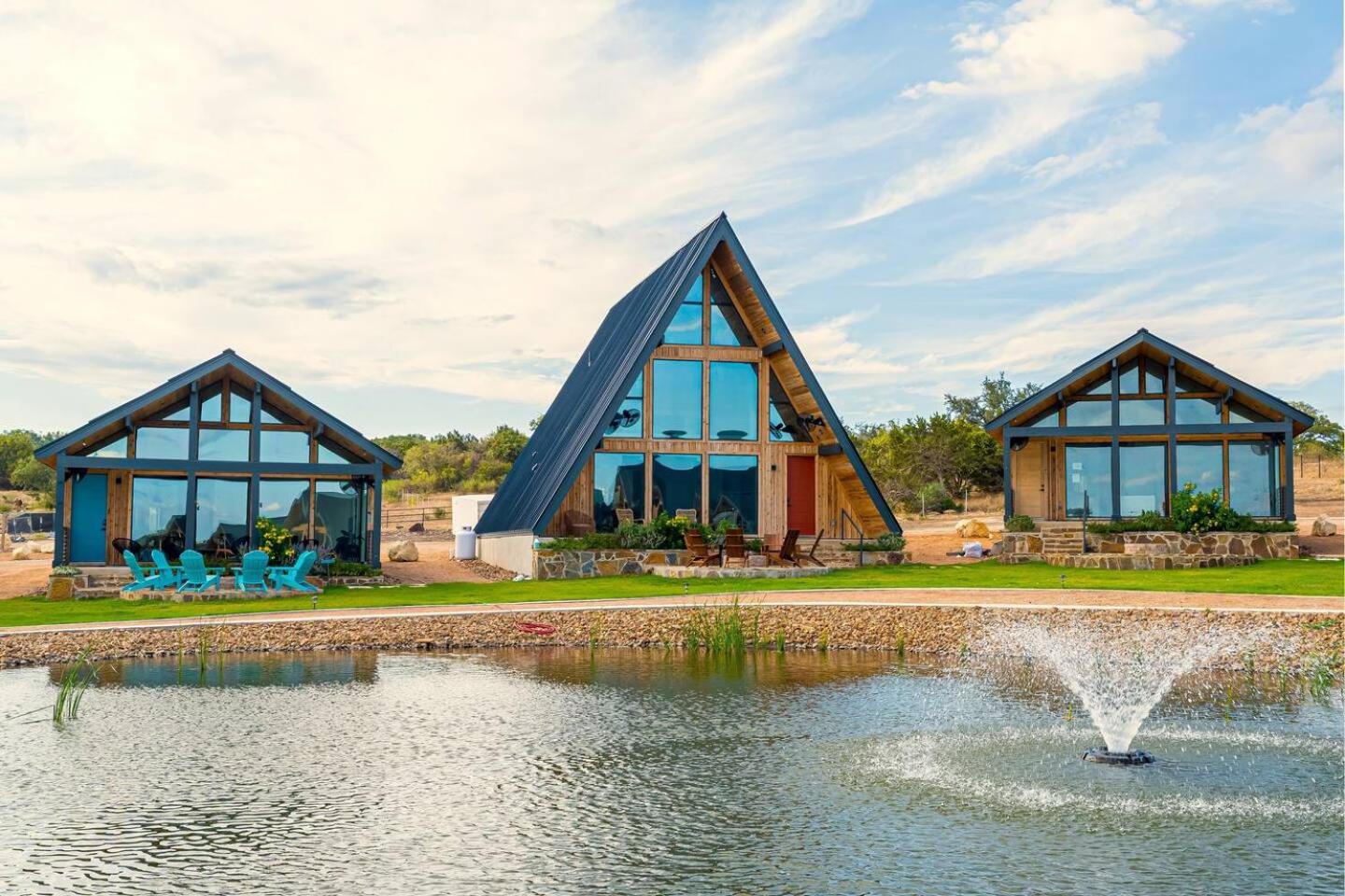 Gruene Daze Chalet - Stylish Aframe - Escape the Ordinary view 3