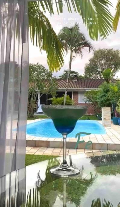Chalé Flamingo com Piscina Casa inteira em Morretes