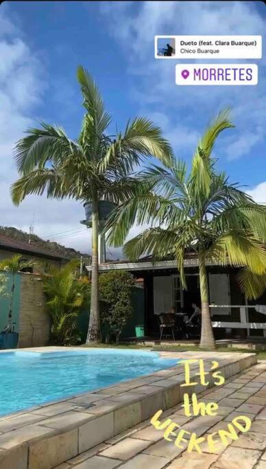 Chalé Flamingo com Piscina Casa inteira em Morretes