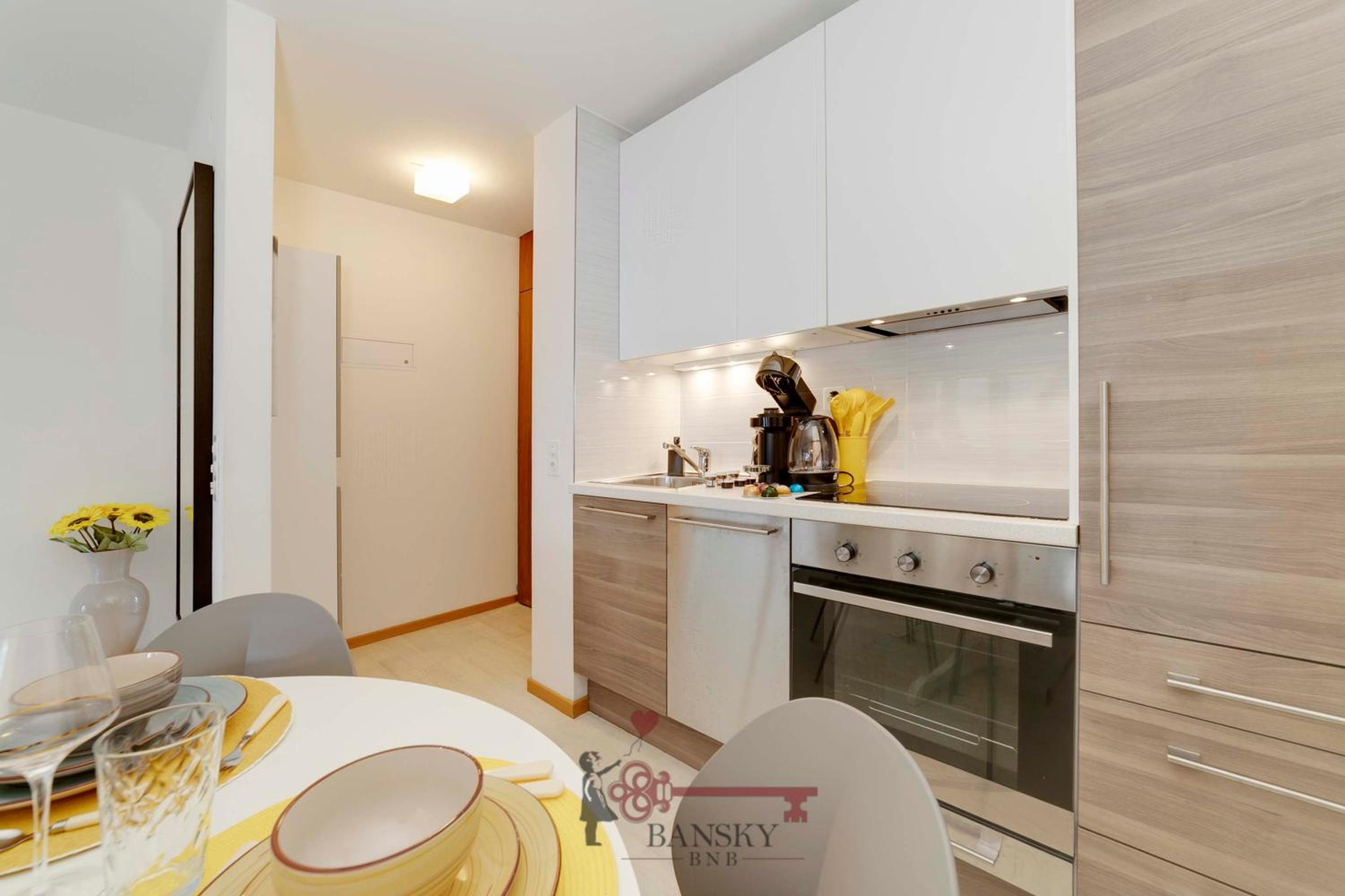 Soleil 5 Apt with Green Terrace in Lugano Center -By EasyLife Swiss