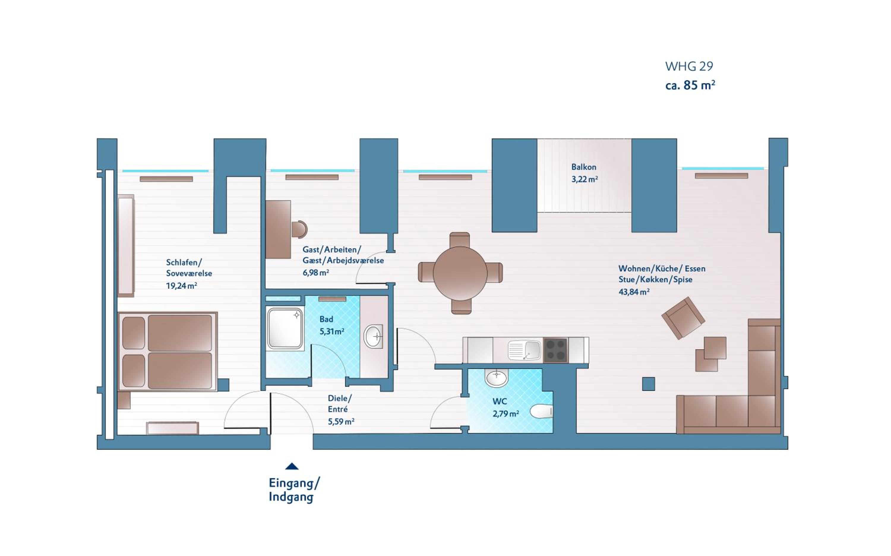 Ferienwohnung Sonnenschein in Flensburg, Sonwik