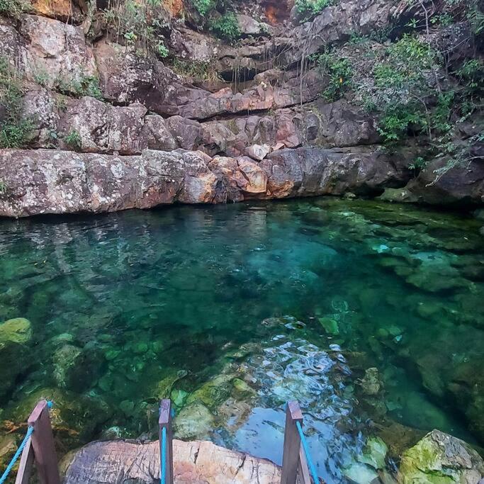 Casa com cachoeiras e contato com a natureza