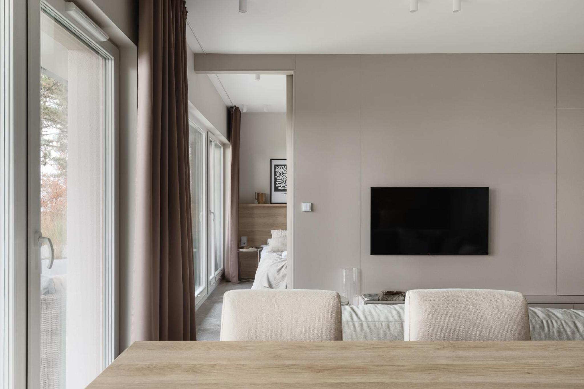 LET'S SEA - 2 Bedroom - Premium Baltic Apartment with Front Sea View Garden and SPA access