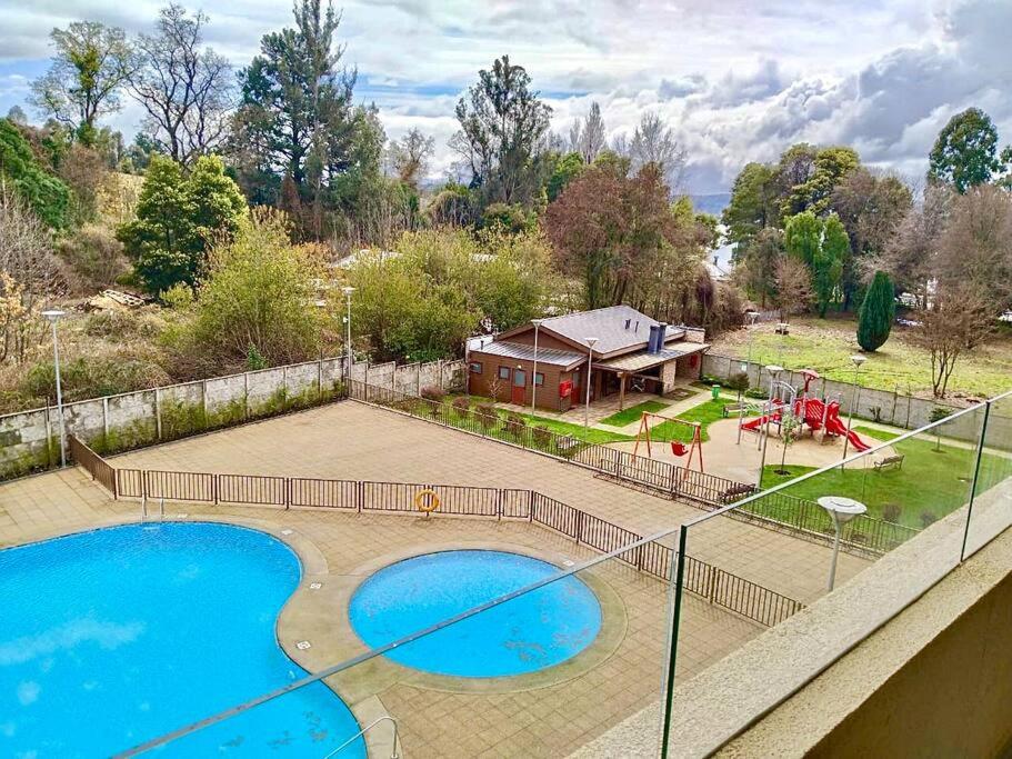 Departamento frente al lago Villarrica